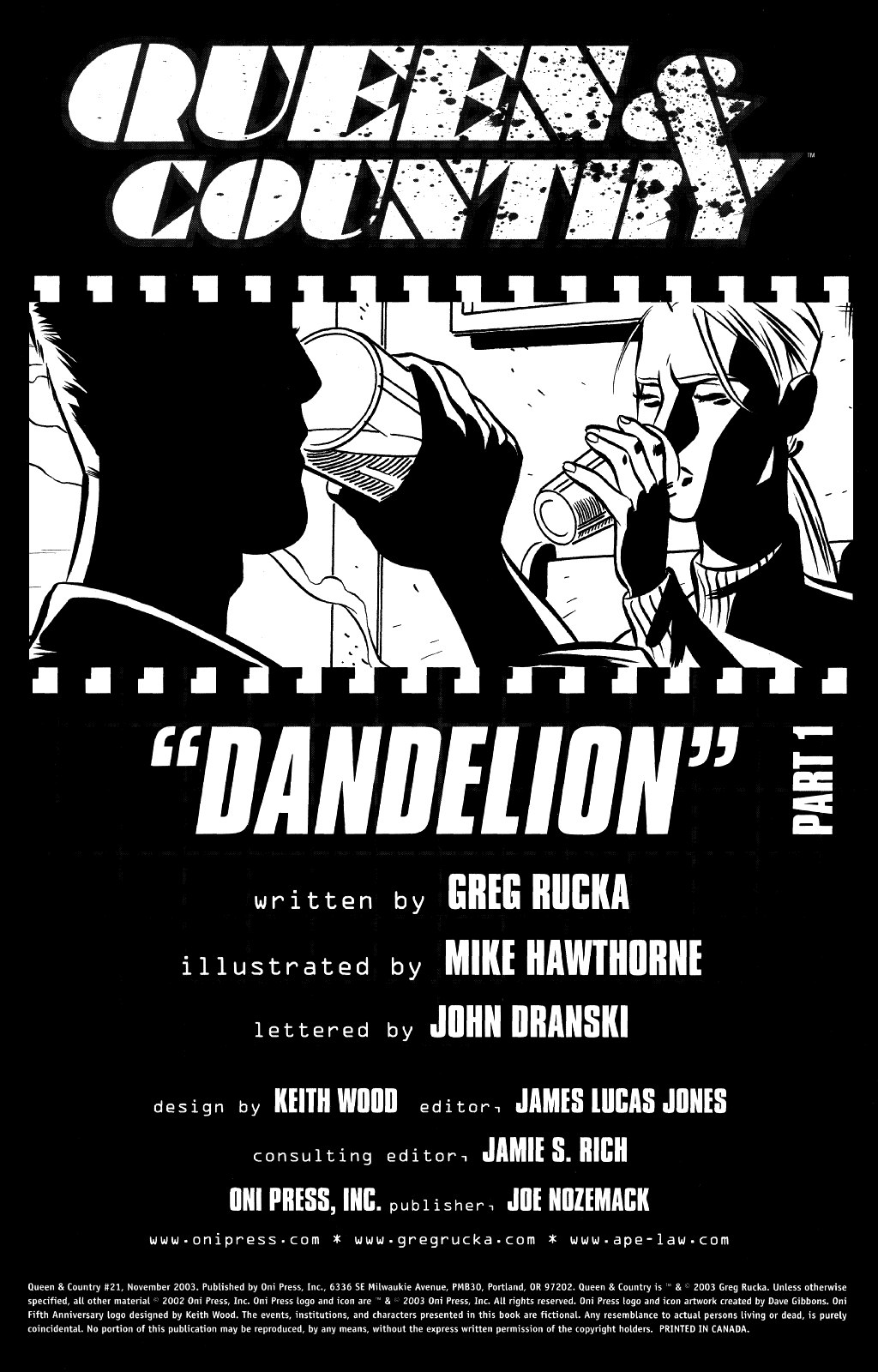 Read online Queen & Country comic -  Issue #21 - 3