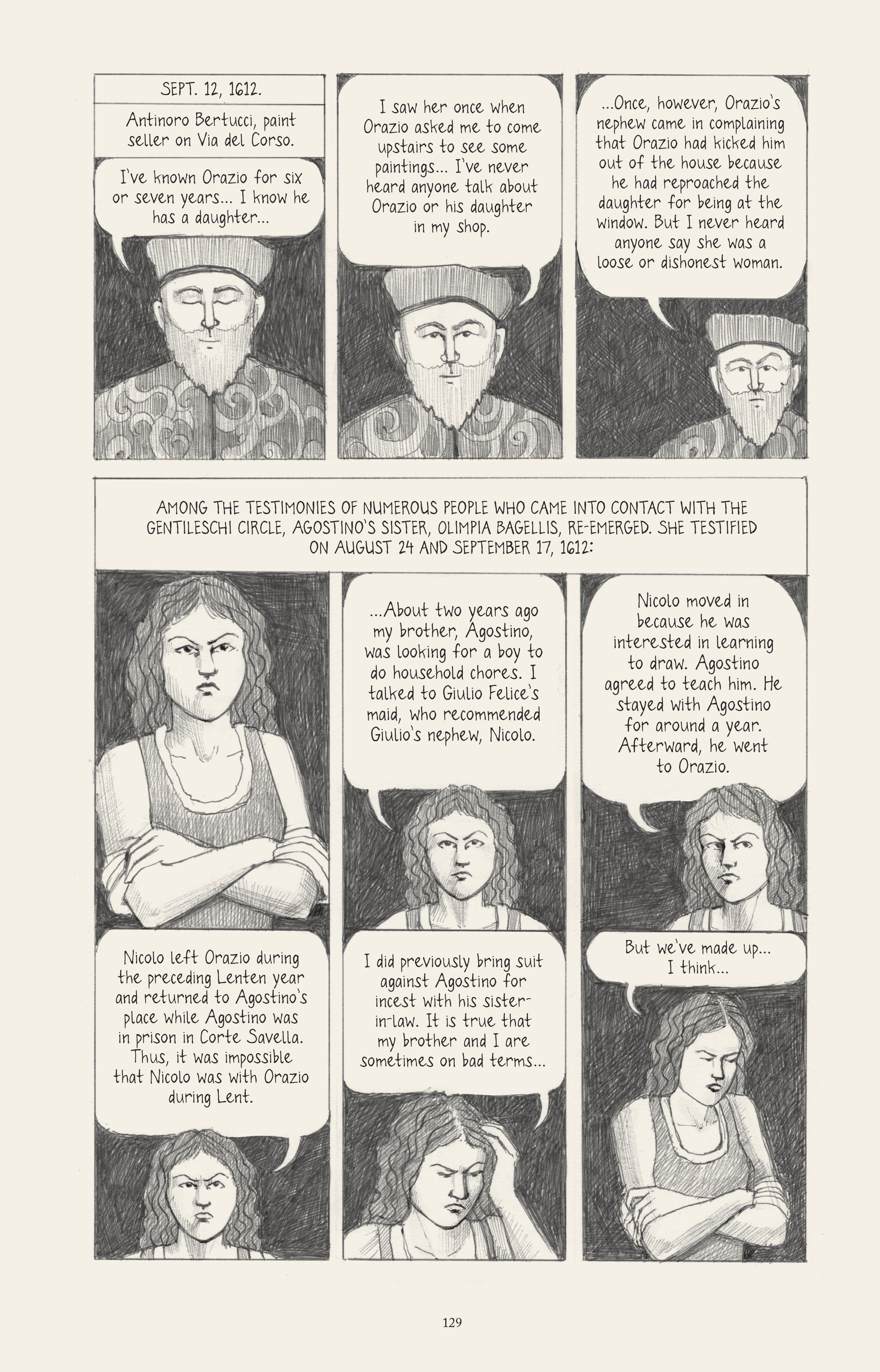 Read online I Know What I Am: The Life and Times of Artemisia Gentileschi comic -  Issue # TPB (Part 2) - 37