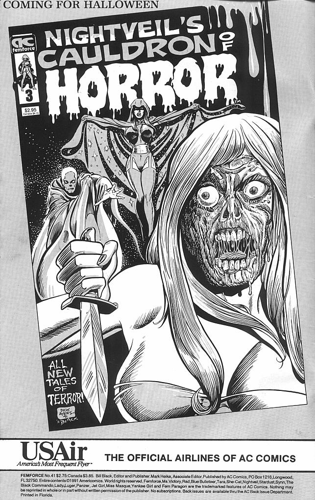 Read online Femforce comic -  Issue #41 - 2