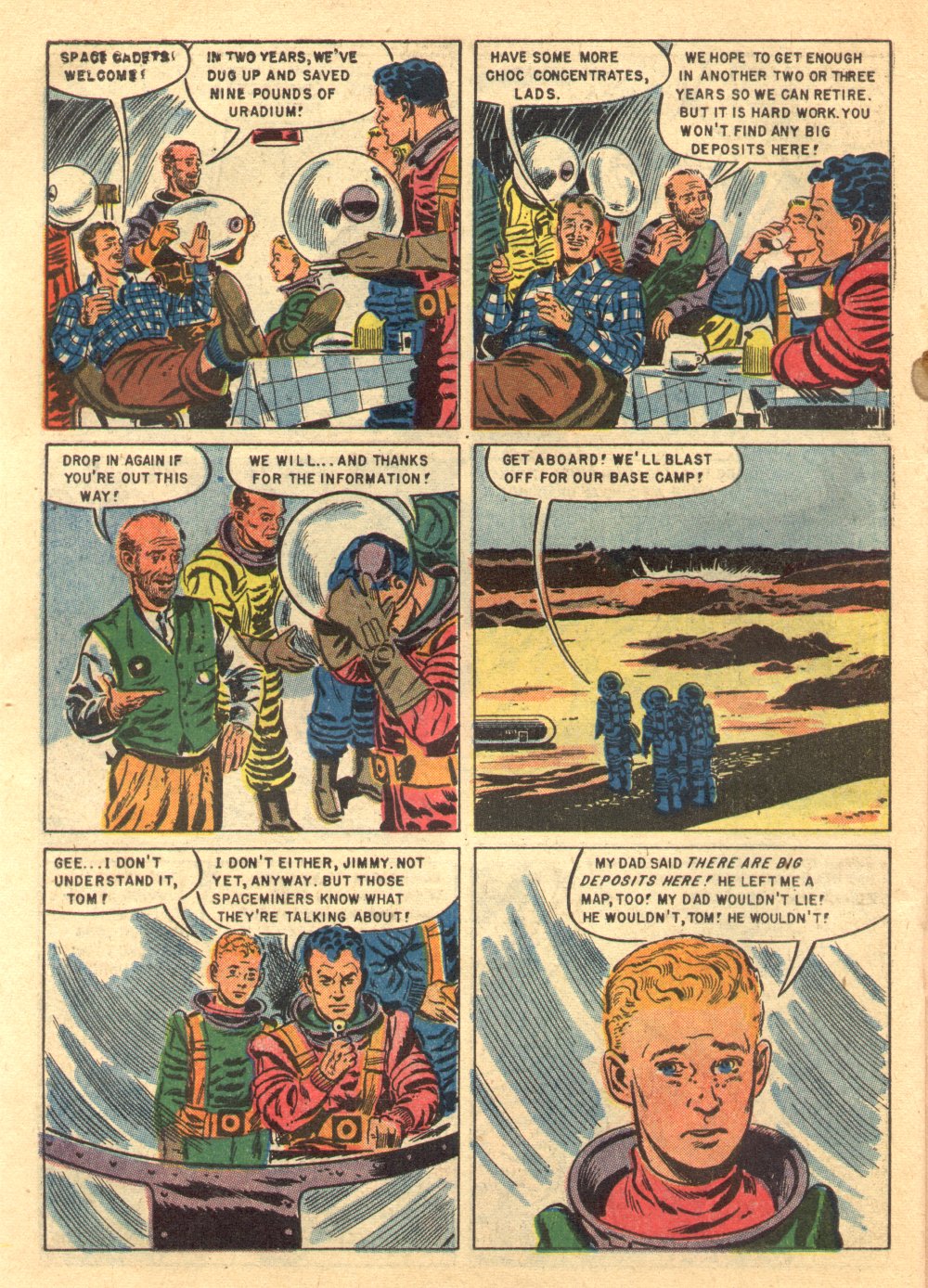 Read online Tom Corbett, Space Cadet comic -  Issue #10 - 22