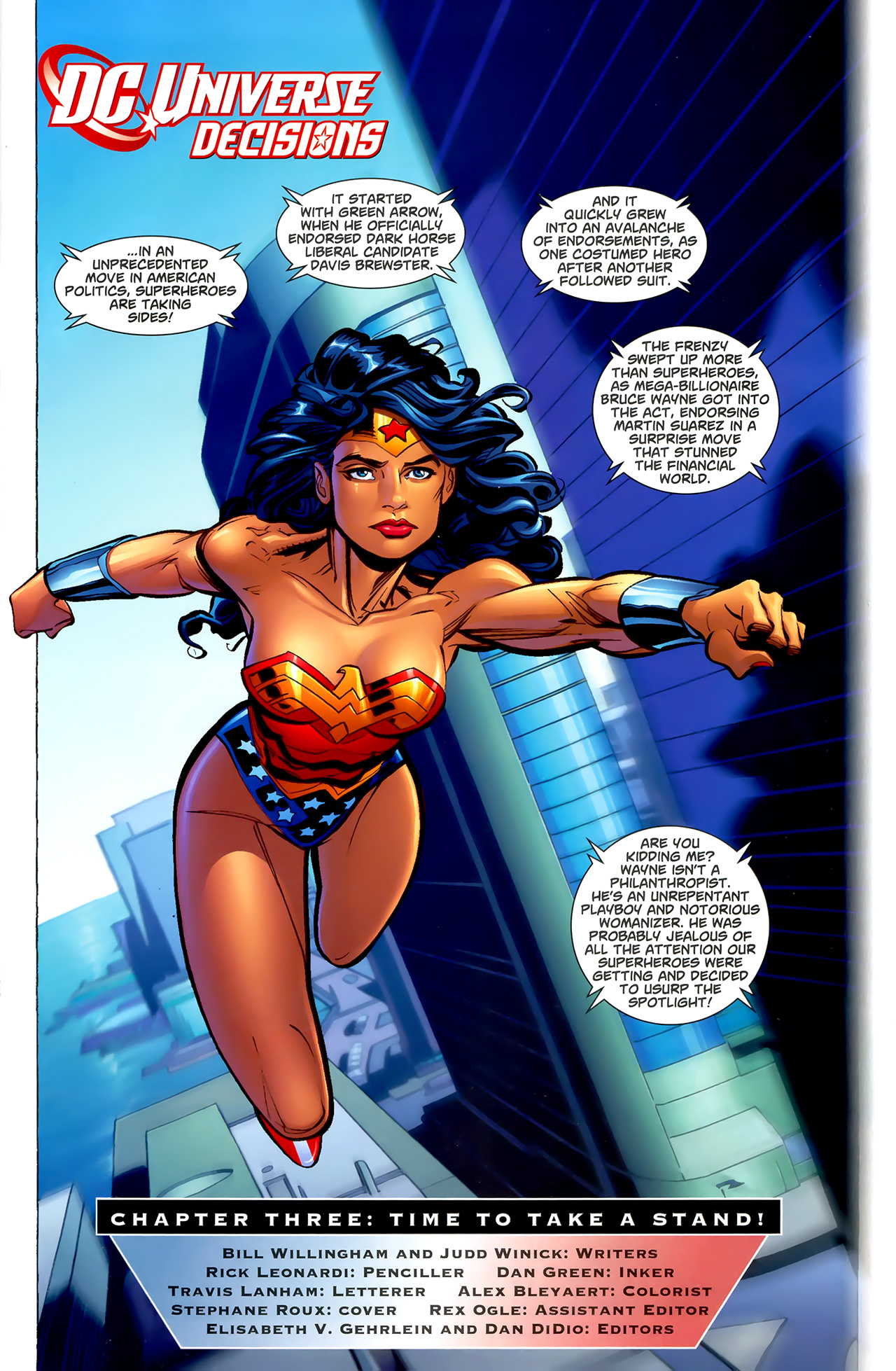 Read online DC Universe: Decisions comic -  Issue #3 - 2