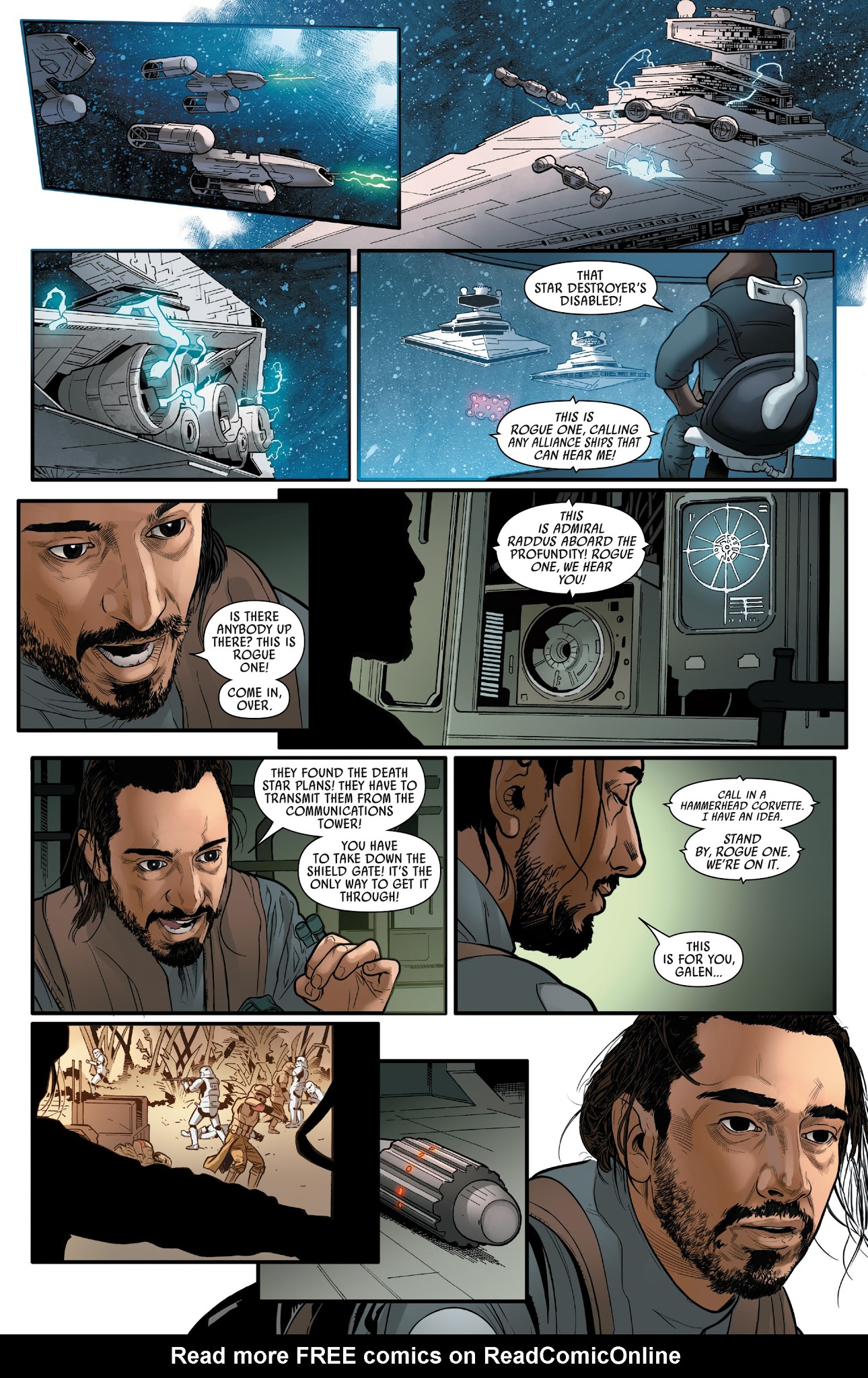 Read online Star Wars: Rogue One Adaptation comic -  Issue #6 - 14