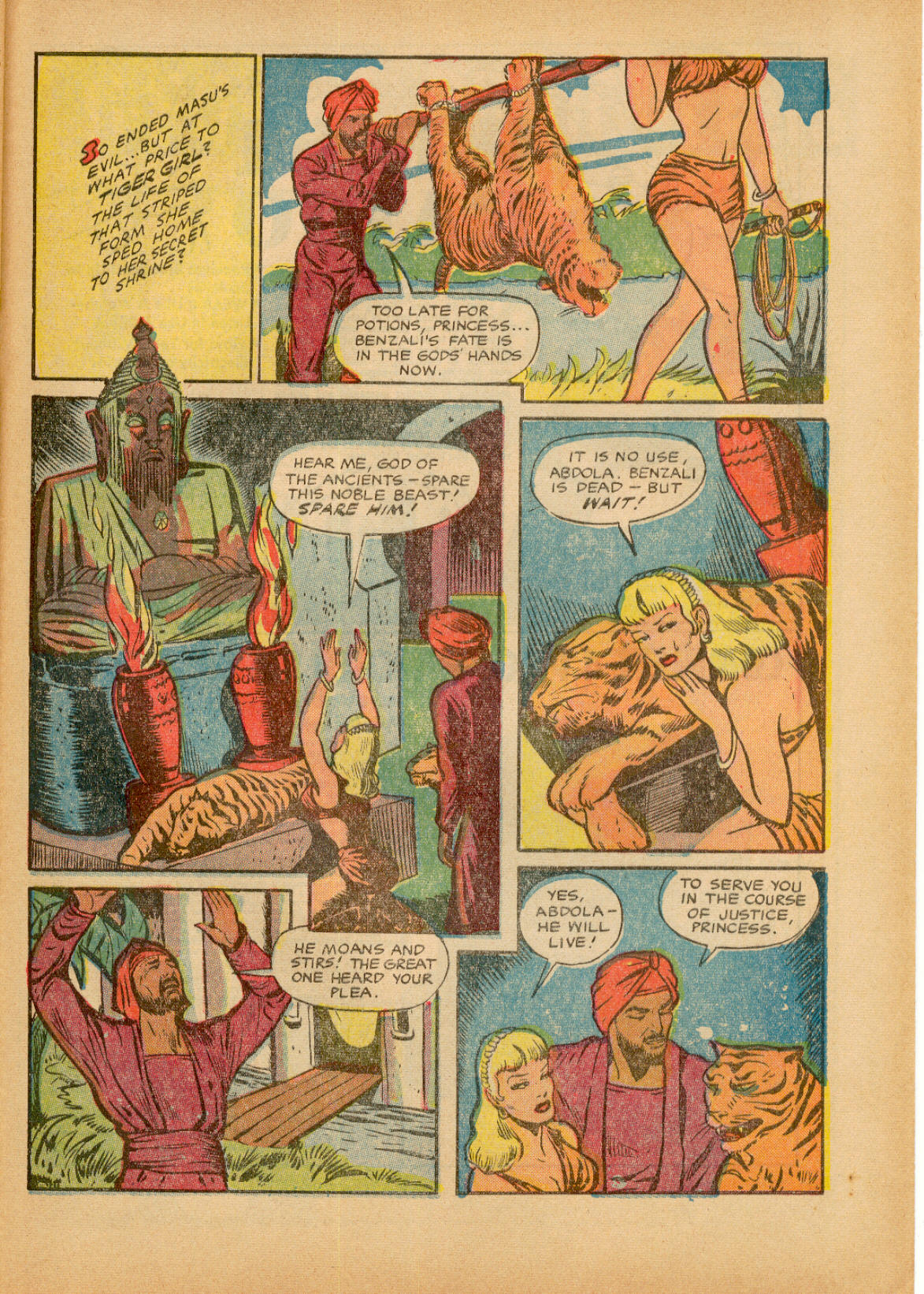 Read online Jungle Comics comic -  Issue #152 - 34