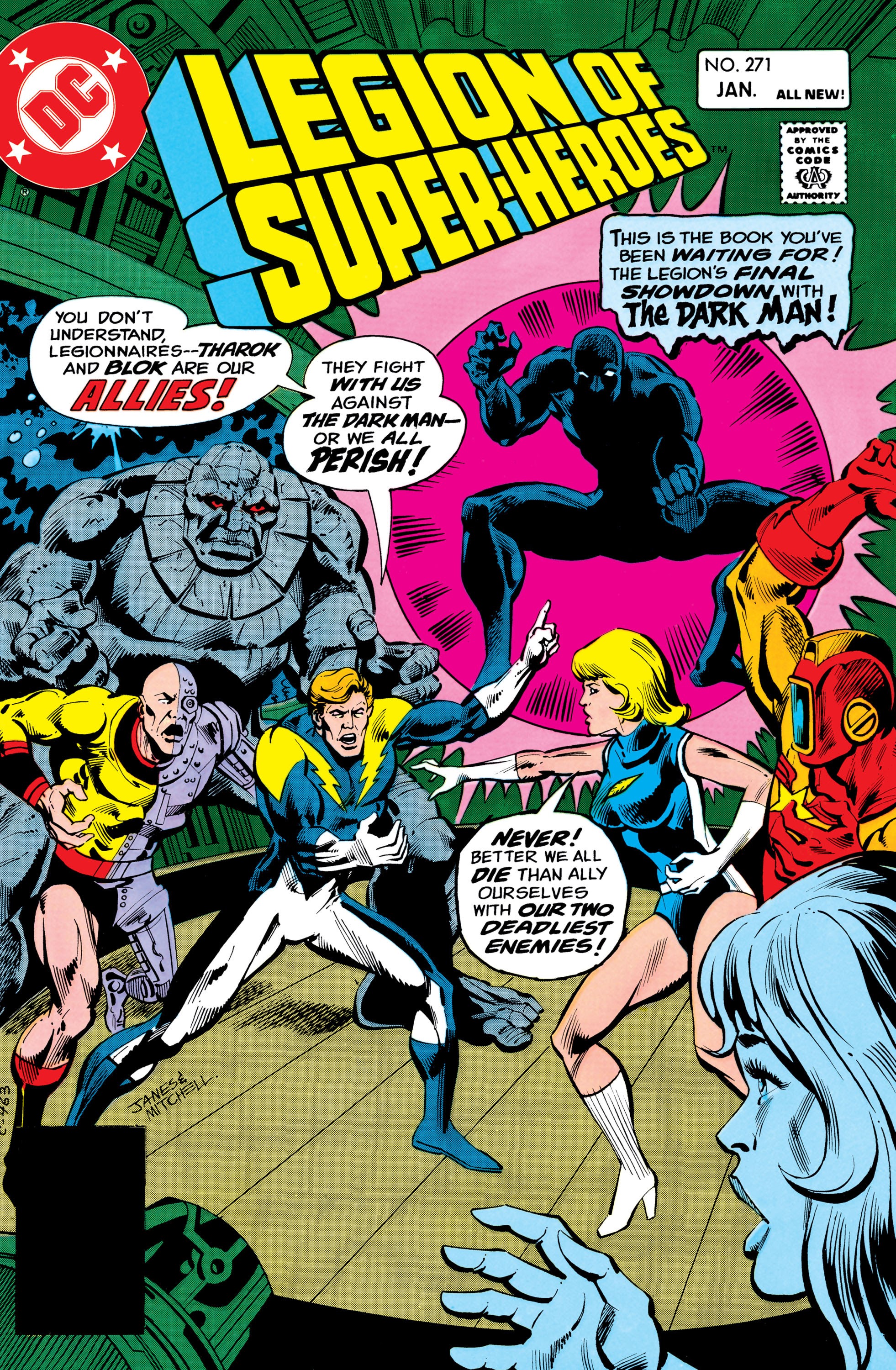 Read online Legion of Super-Heroes (1980) comic -  Issue #271 - 1