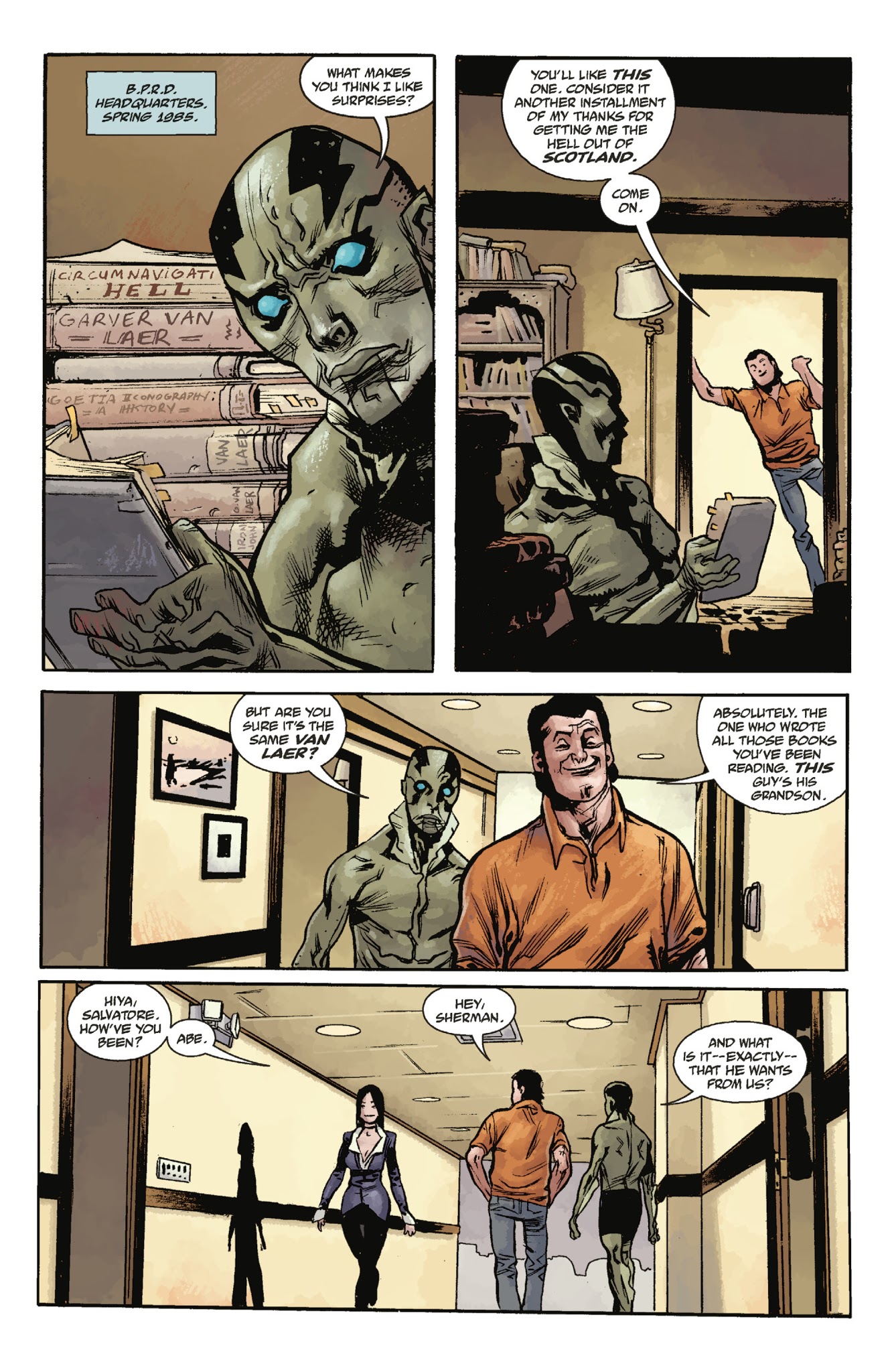 Read online Abe Sapien: The Devil Does Not Jest and Other Stories comic -  Issue # TPB - 82