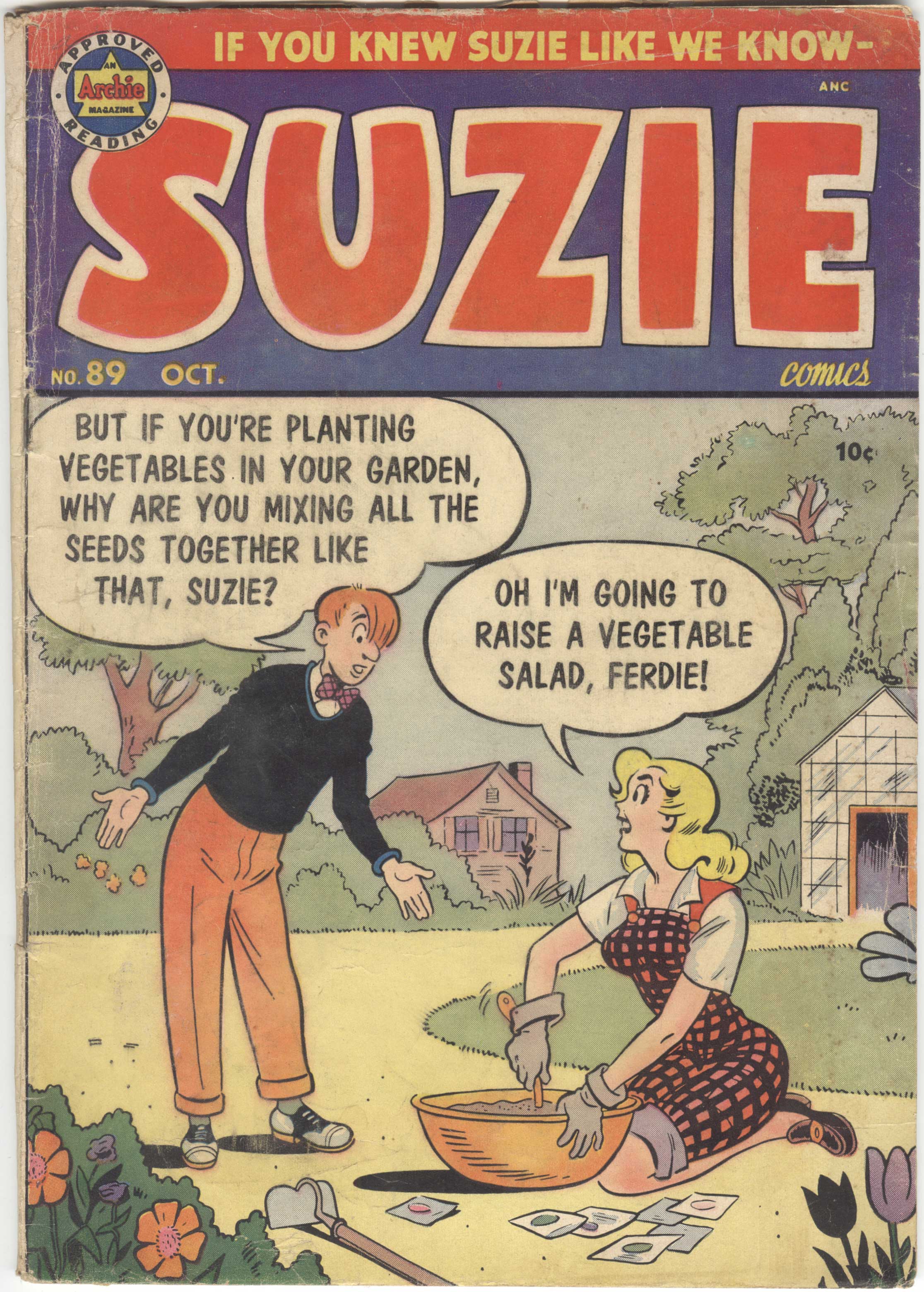 Read online Suzie Comics comic -  Issue #89 - 1