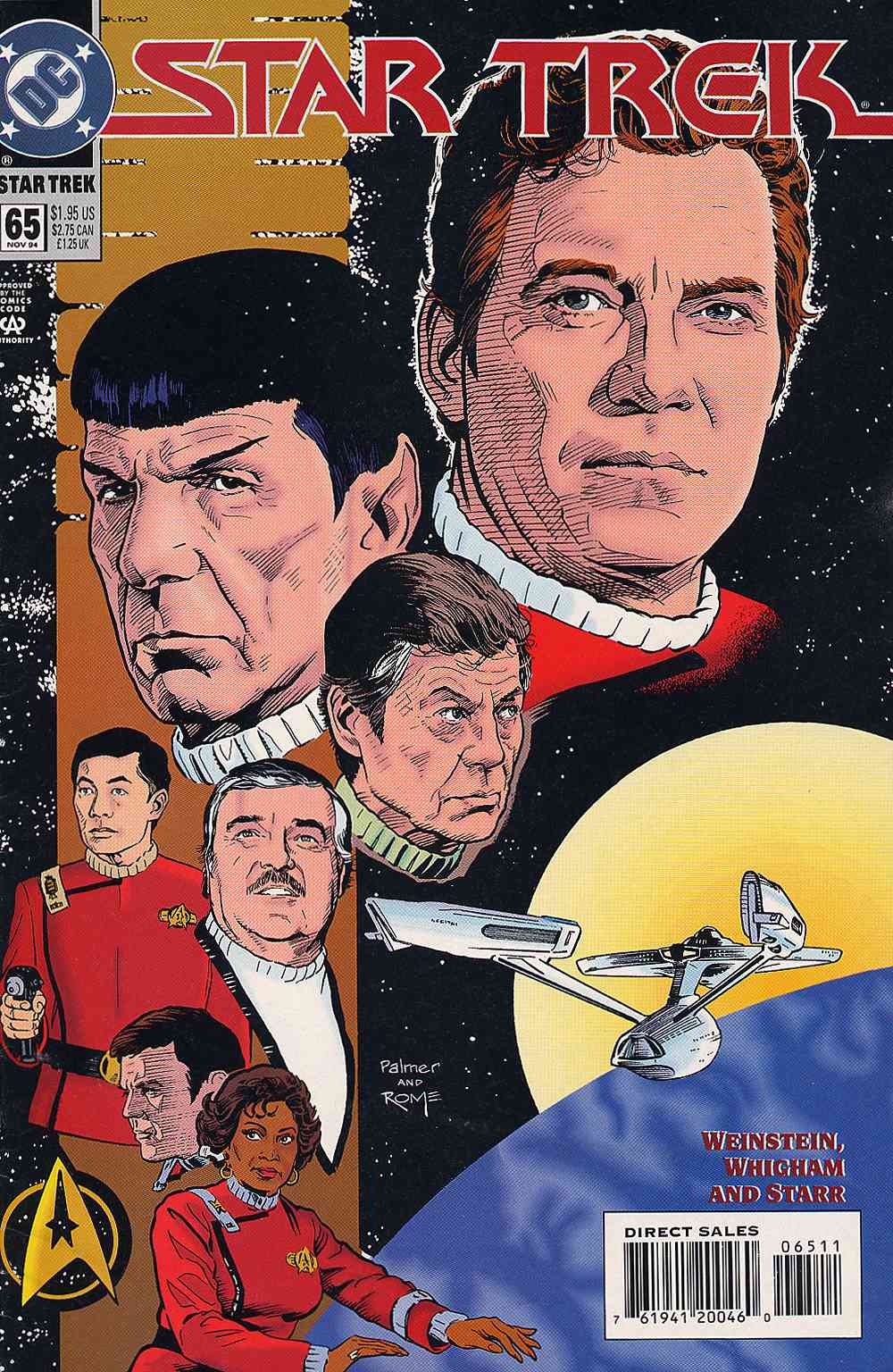 Read online Star Trek (1989) comic -  Issue #65 - 1
