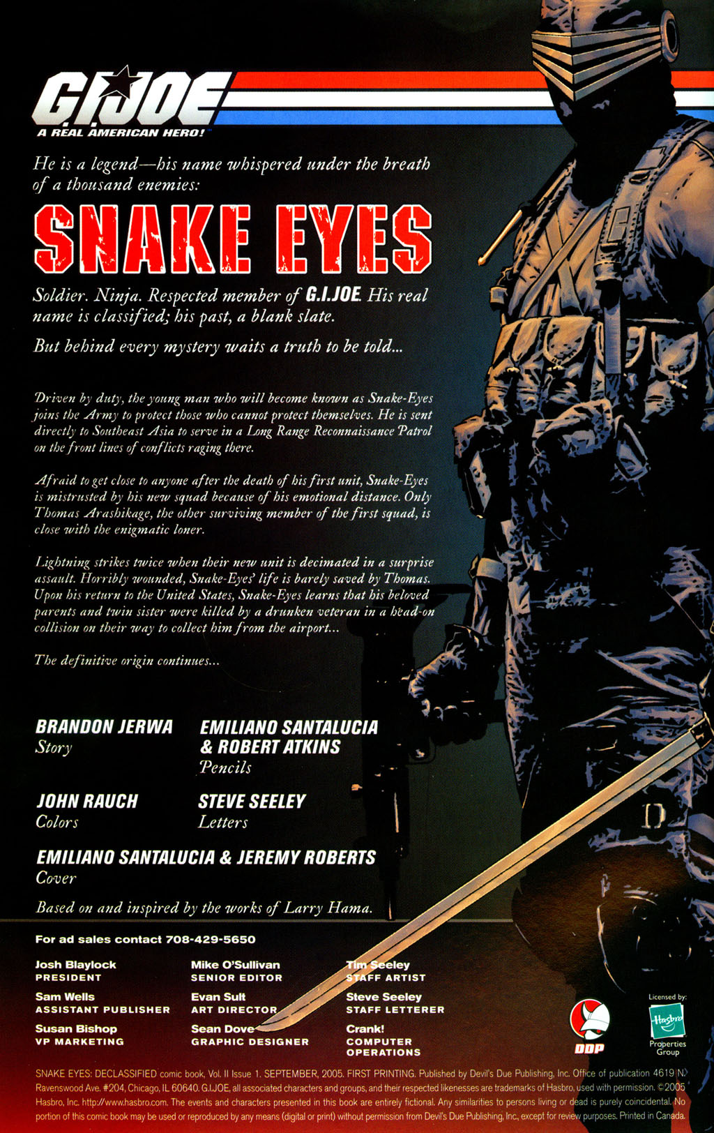 Read online Snake Eyes: Declassified comic -  Issue #2 - 2