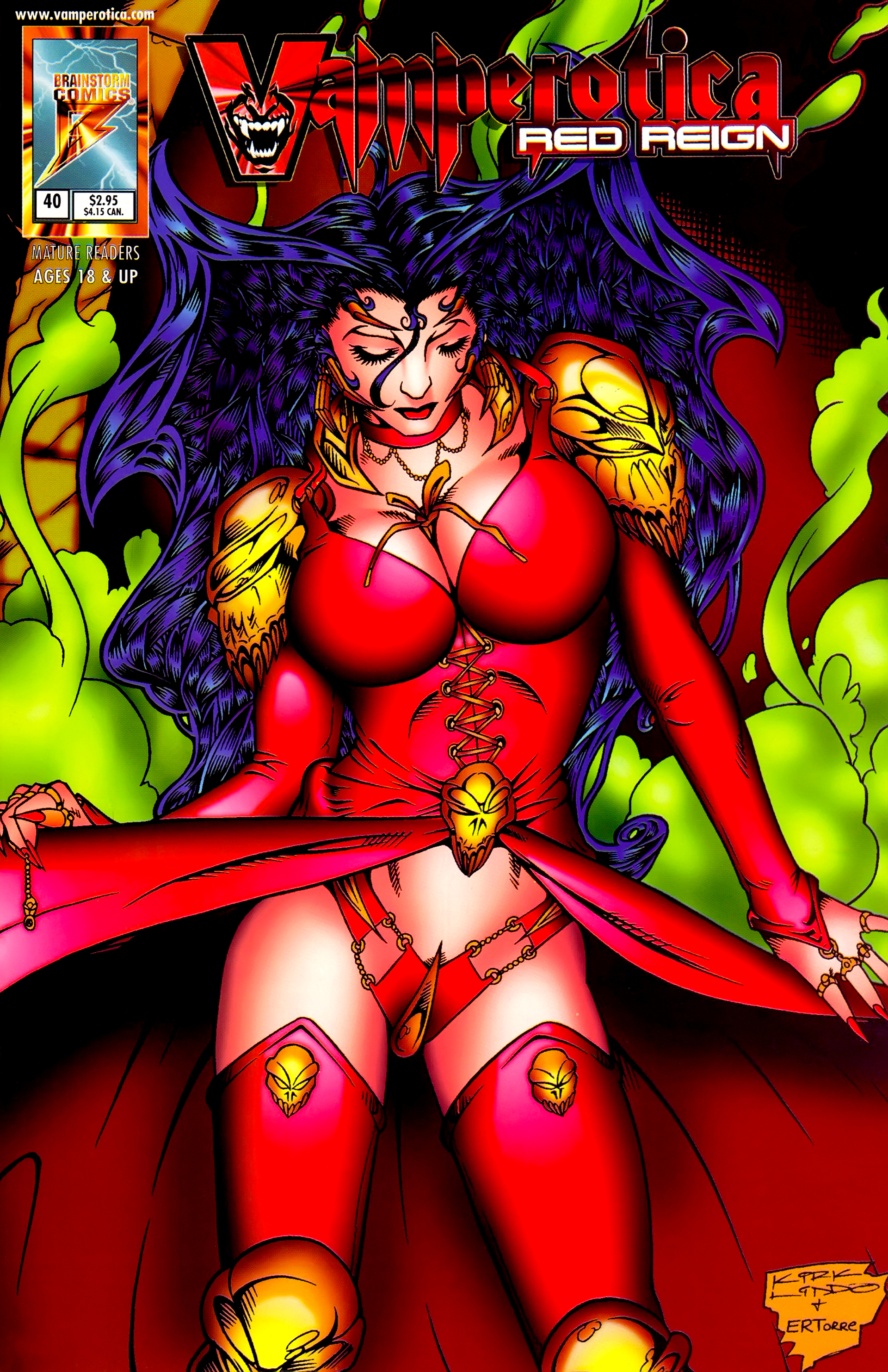 Read online Vamperotica comic -  Issue #40 - 1