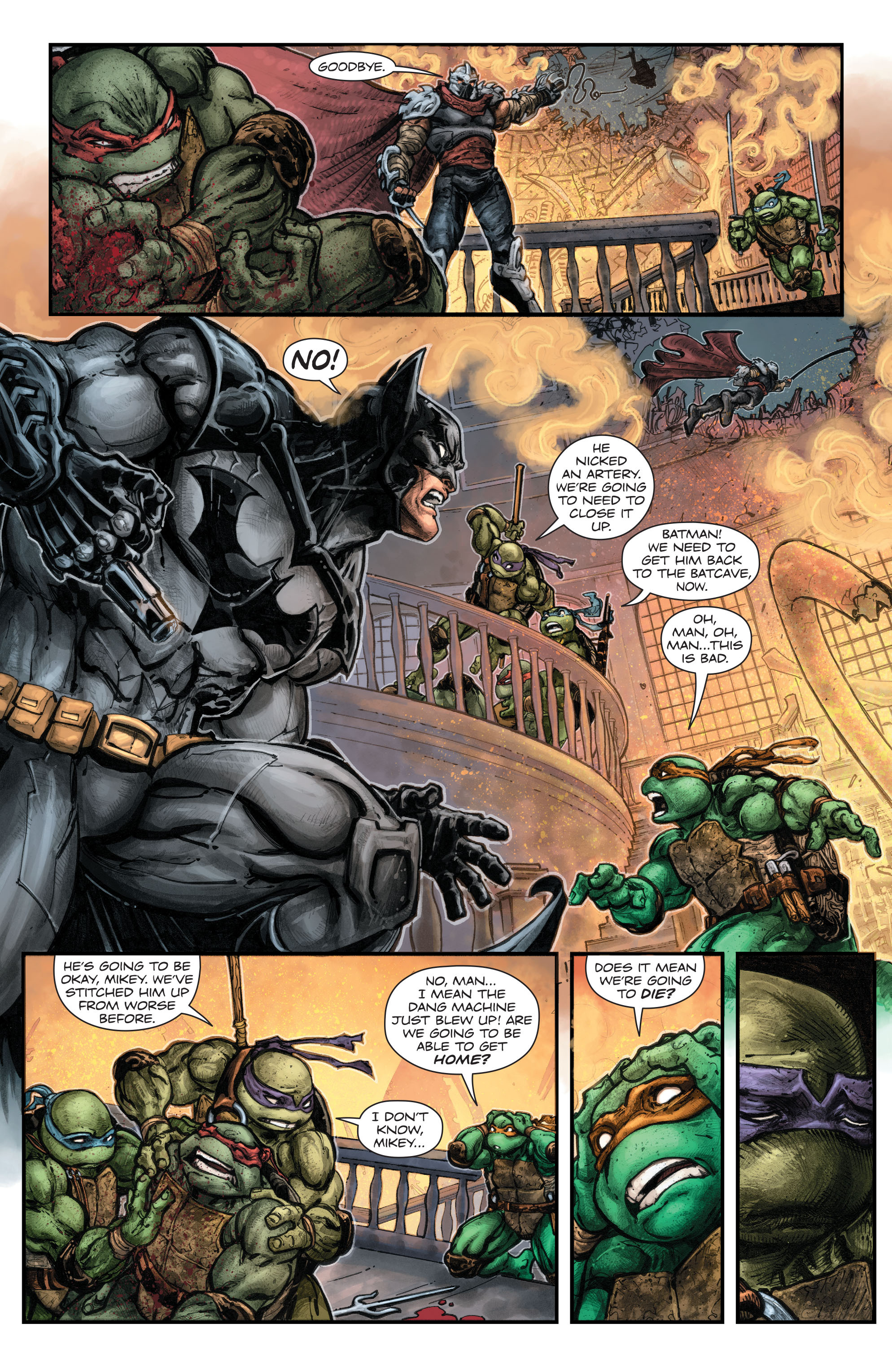 Read online Batman/Teenage Mutant Ninja Turtles comic -  Issue #3 - 19