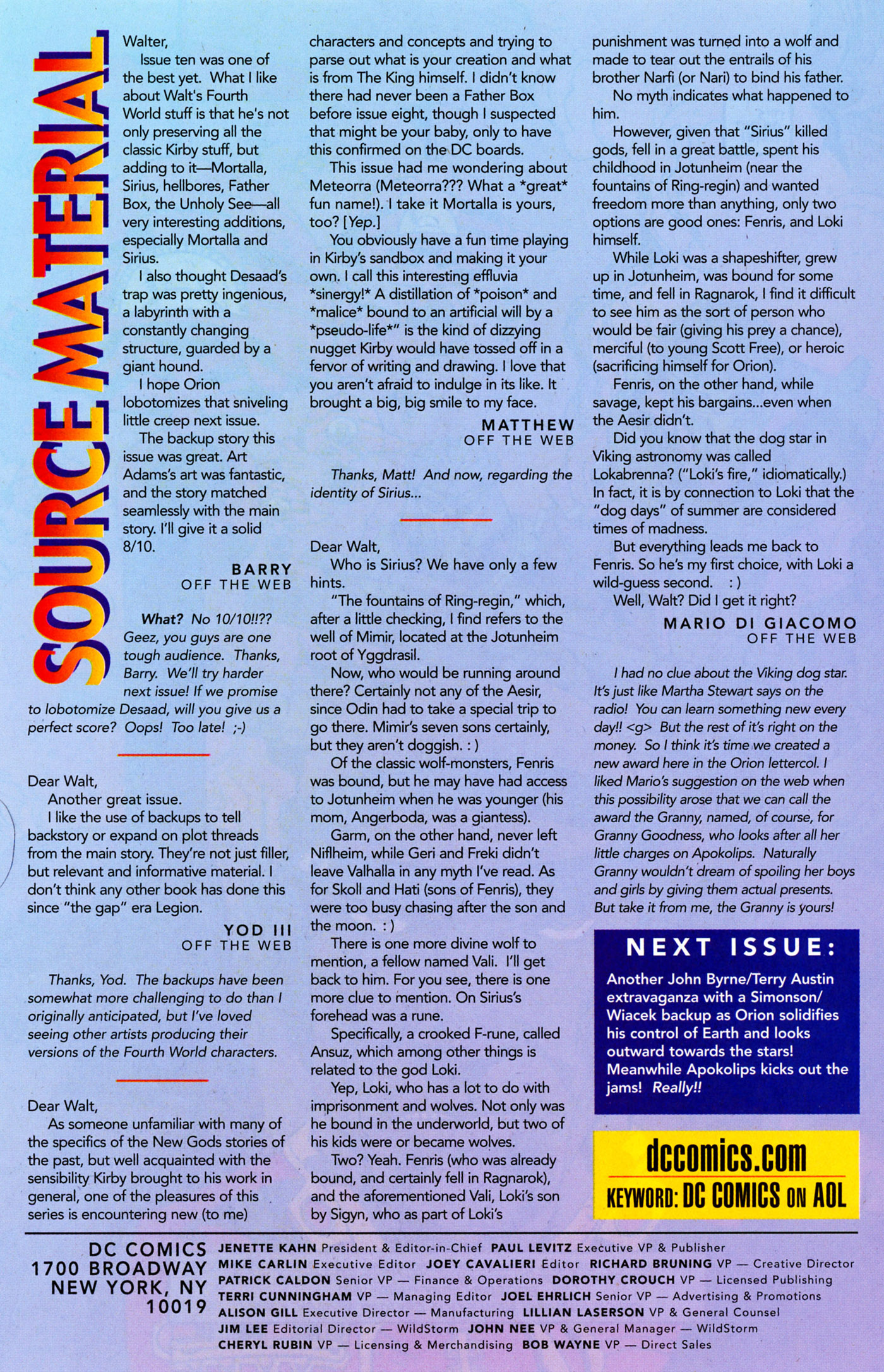 Read online Orion comic -  Issue #13 - 21