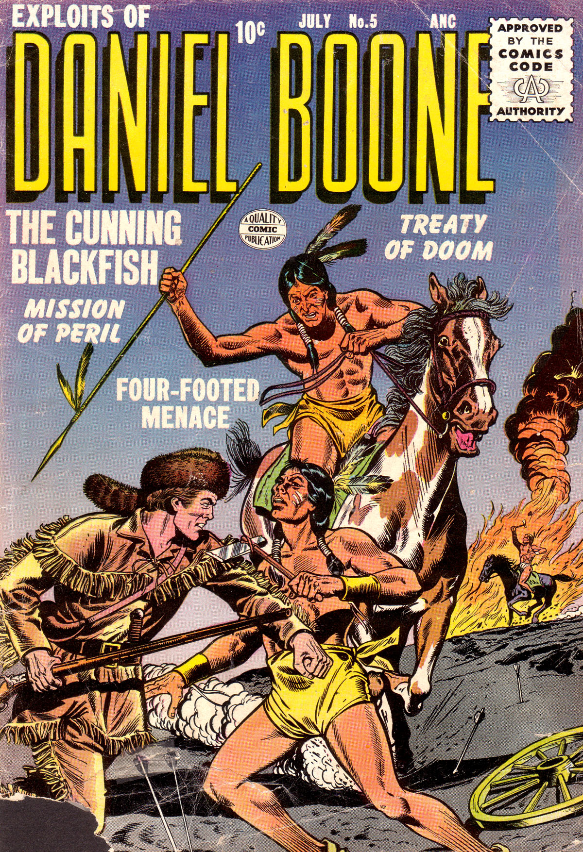 Read online Exploits of Daniel Boone comic -  Issue #5 - 1