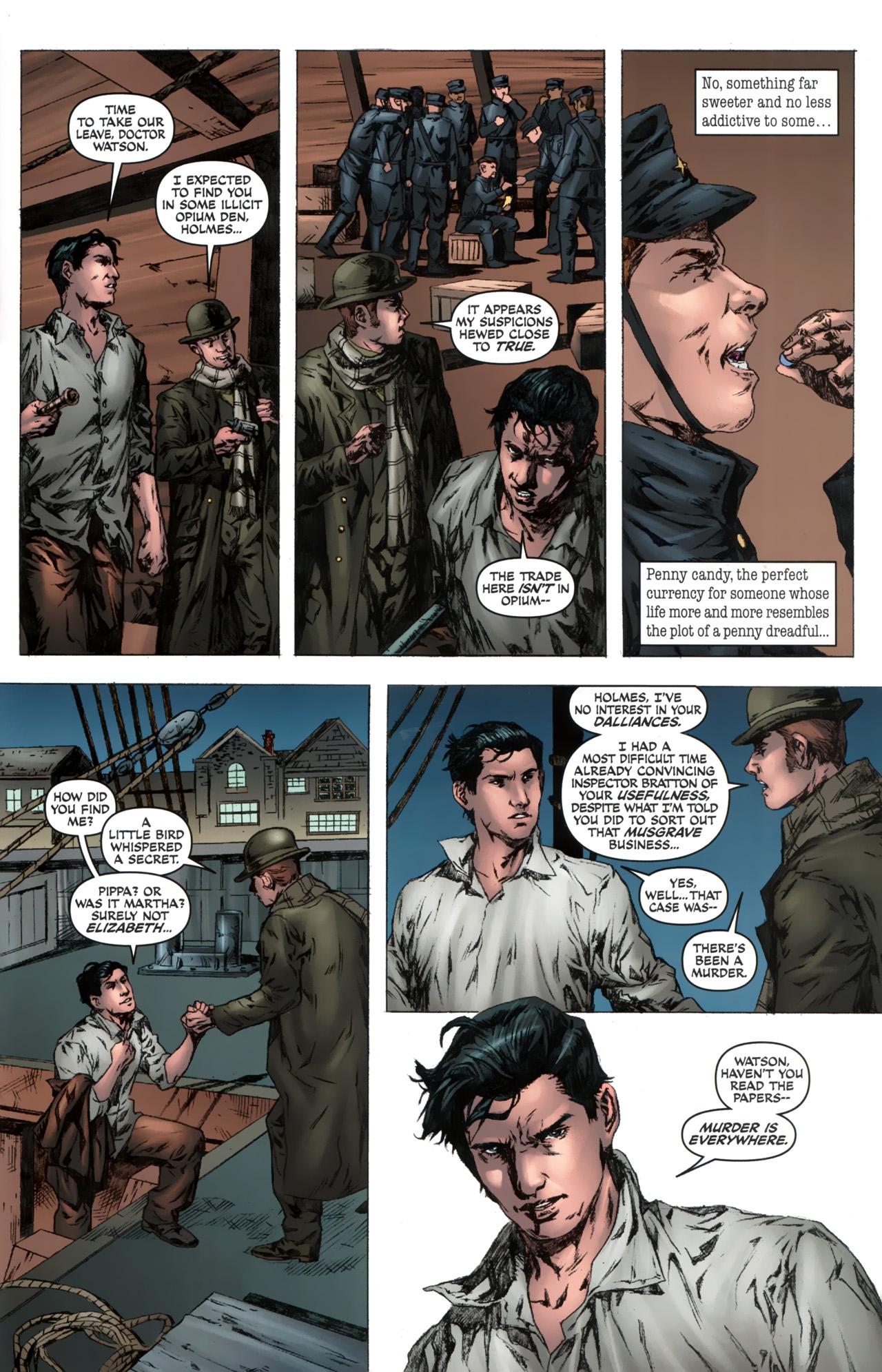 Read online Sherlock Holmes: Year One comic -  Issue #2 - 21