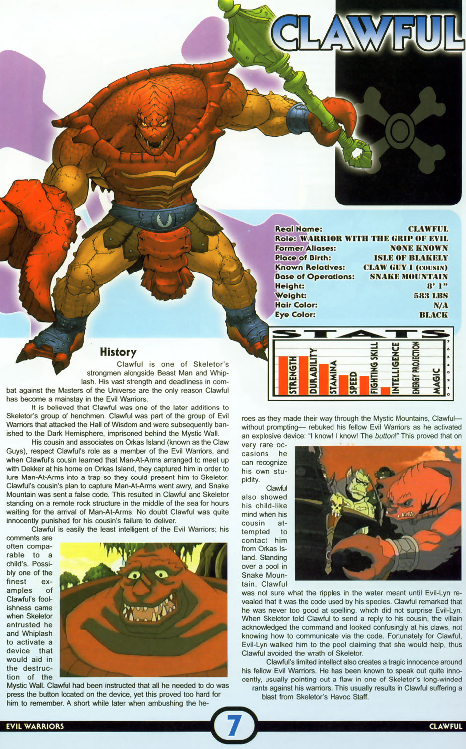 Read online Masters of the Universe Encyclopedia comic -  Issue # Full - 9