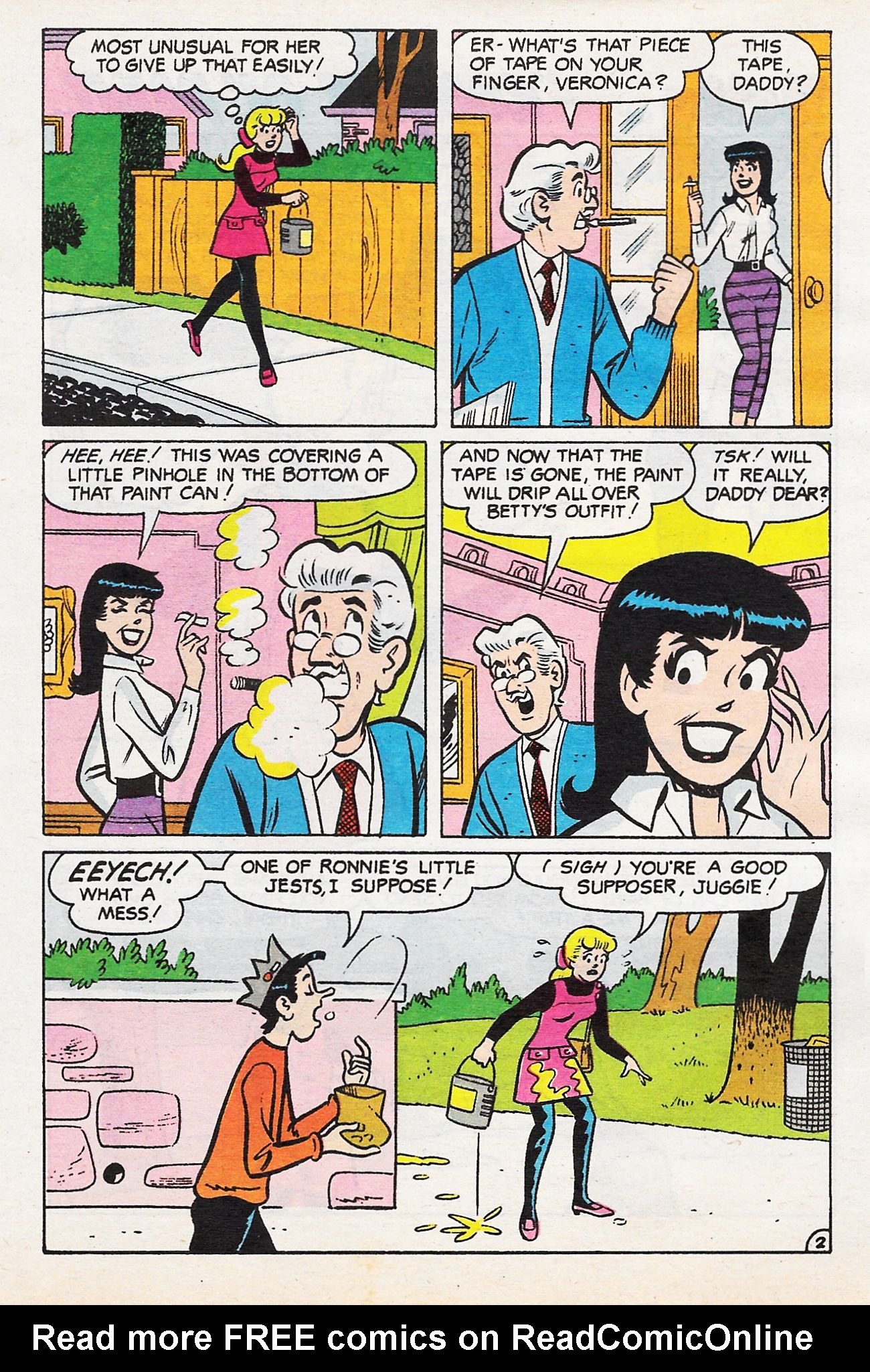 Read online Betty and Veronica Digest Magazine comic -  Issue #58 - 62