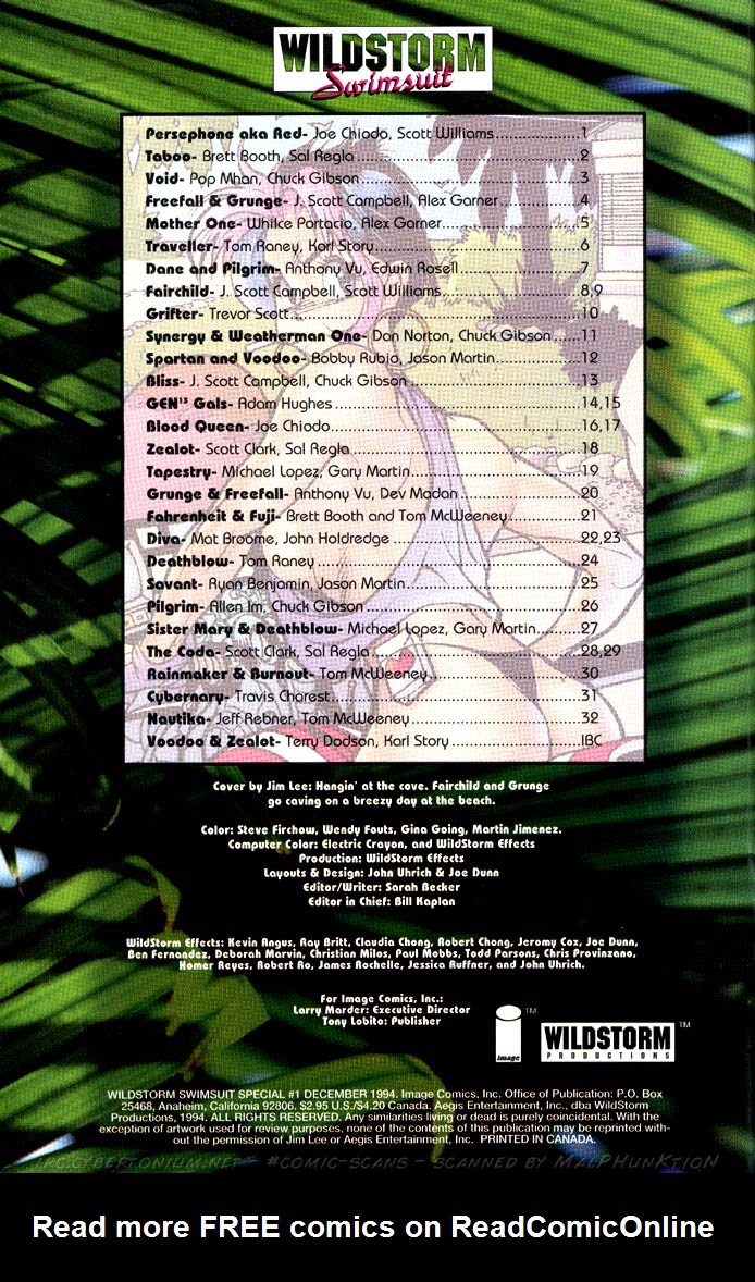 Read online Wildstorm Swimsuit Special comic -  Issue #1 - 2