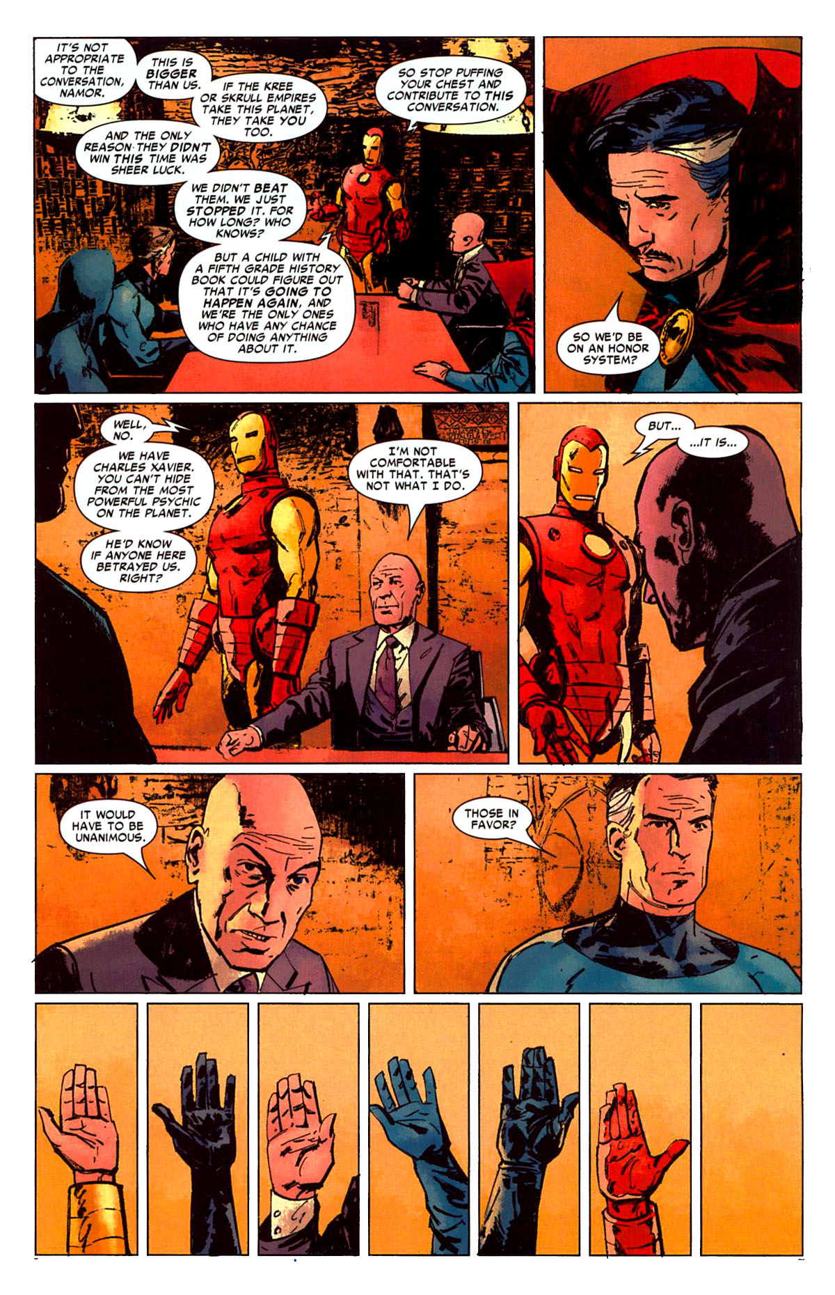 Read online New Avengers: Illuminati (2006) comic -  Issue # Full - 10