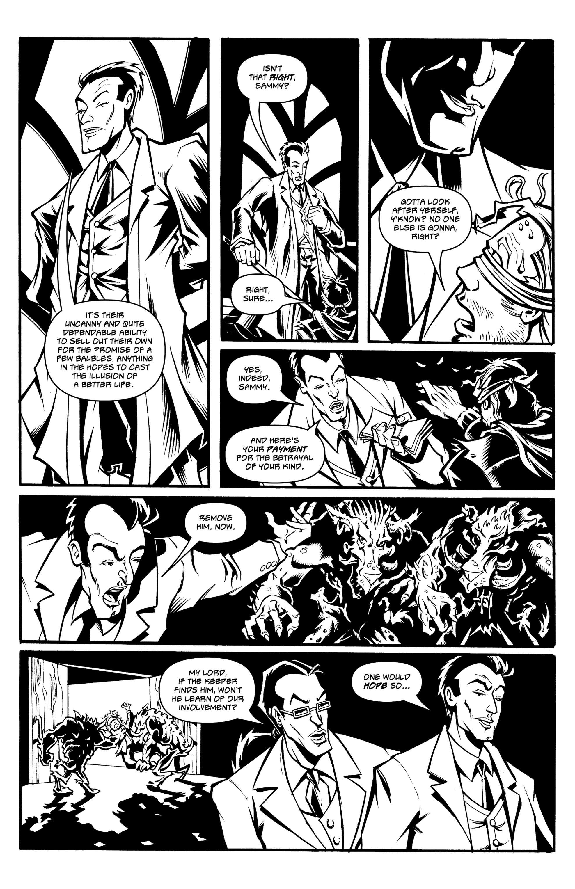 Read online Lucifer Fawkes: The Blind Ones comic -  Issue # Full - 4