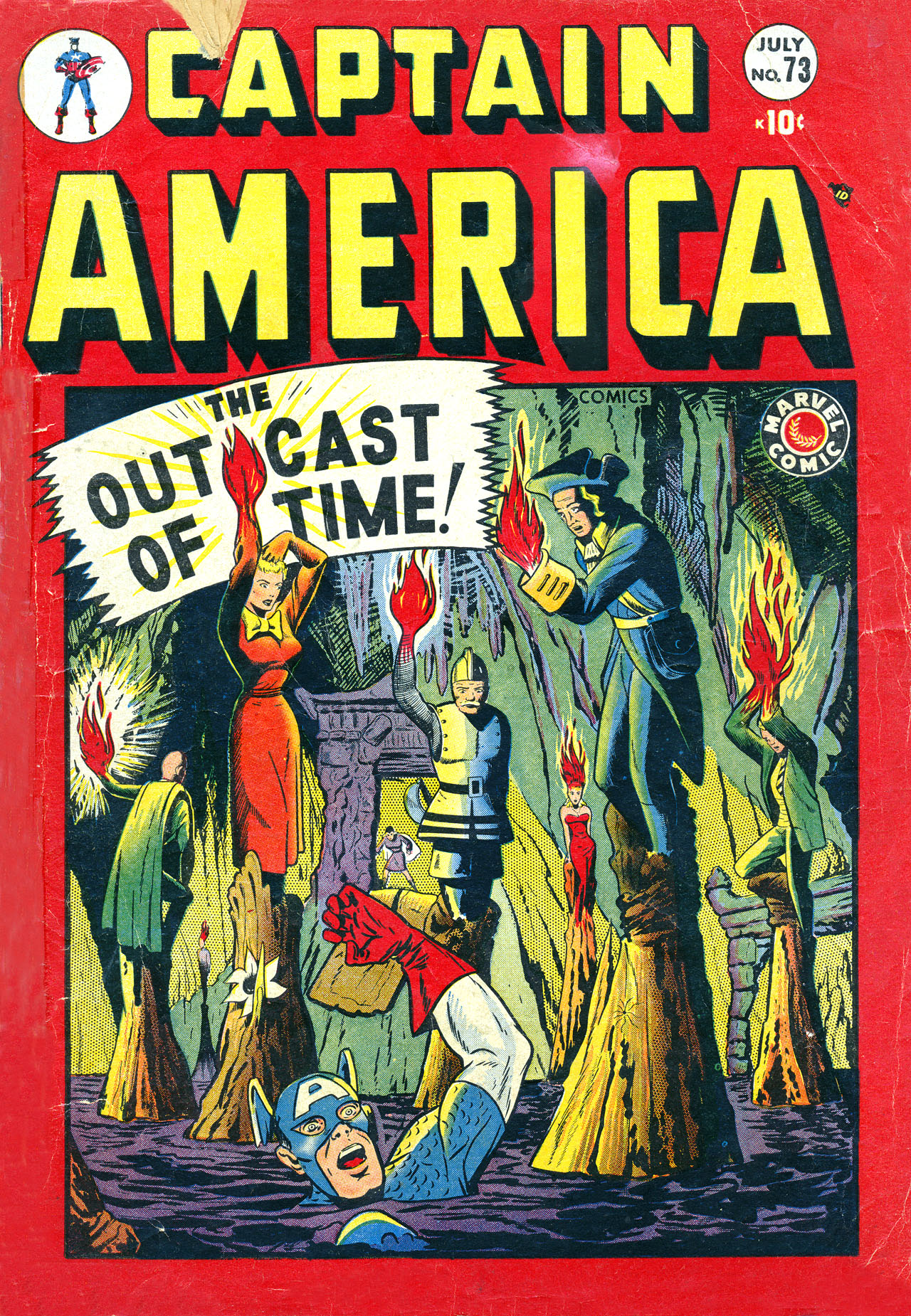 Read online Captain America Comics comic -  Issue #73 - 1