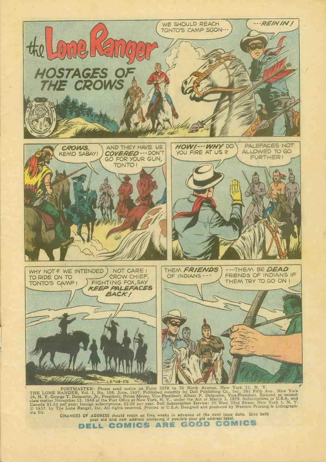 Read online The Lone Ranger (1948) comic -  Issue #108 - 3