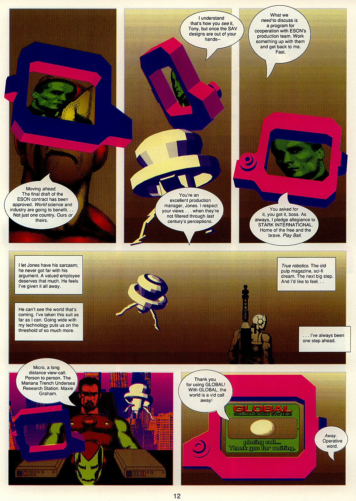 Read online Marvel Graphic Novel comic -  Issue #33 - Iron Man - Crash - 13