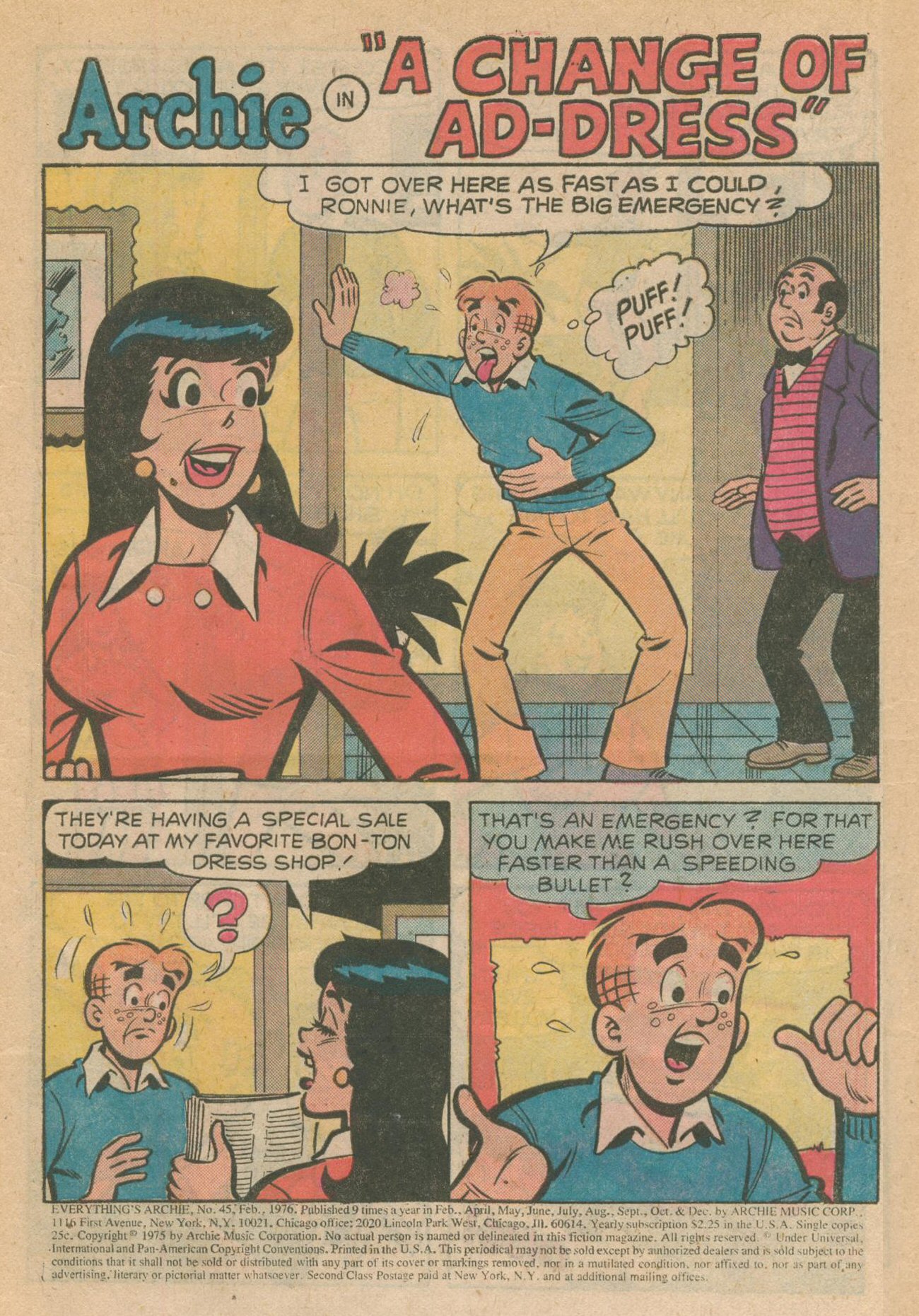 Read online Everything's Archie comic -  Issue #45 - 3