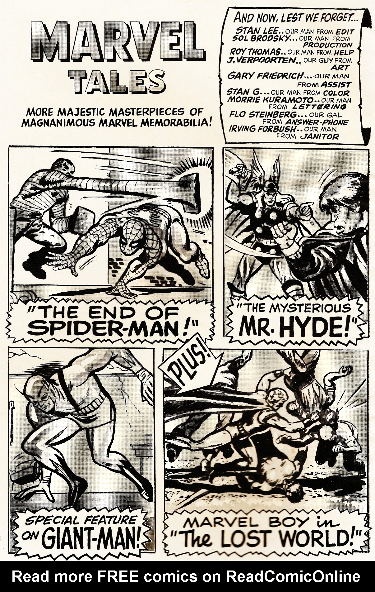 Read online Marvel Tales (1964) comic -  Issue #13 - 2