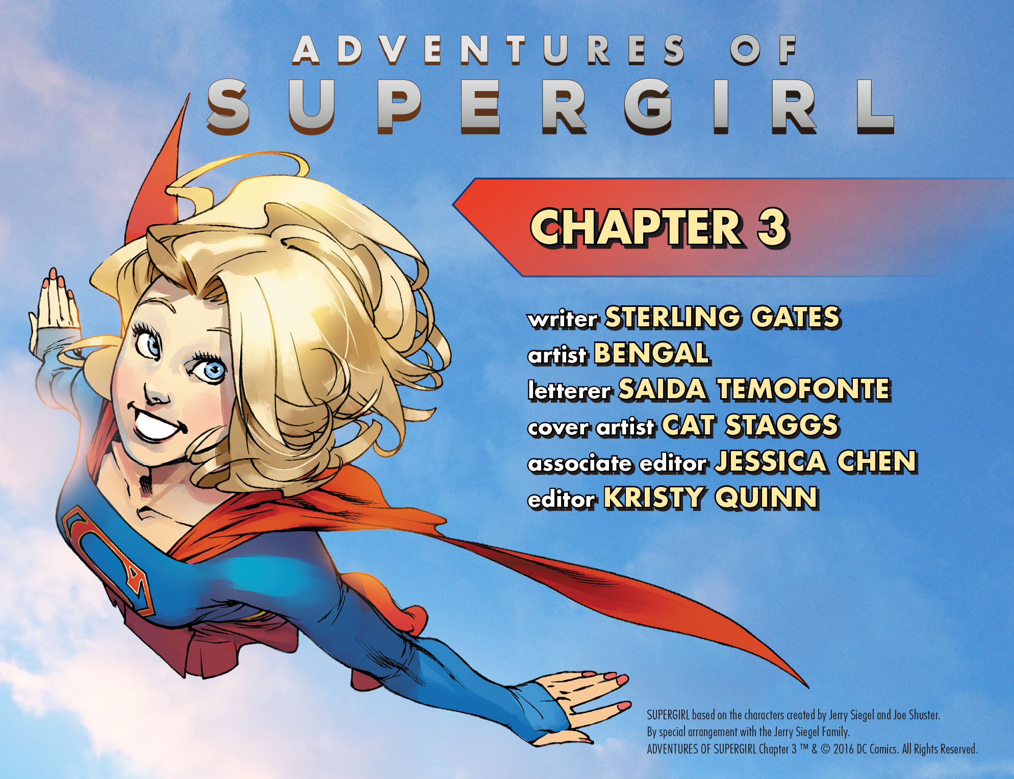 Read online Adventures of Supergirl comic -  Issue #3 - 2