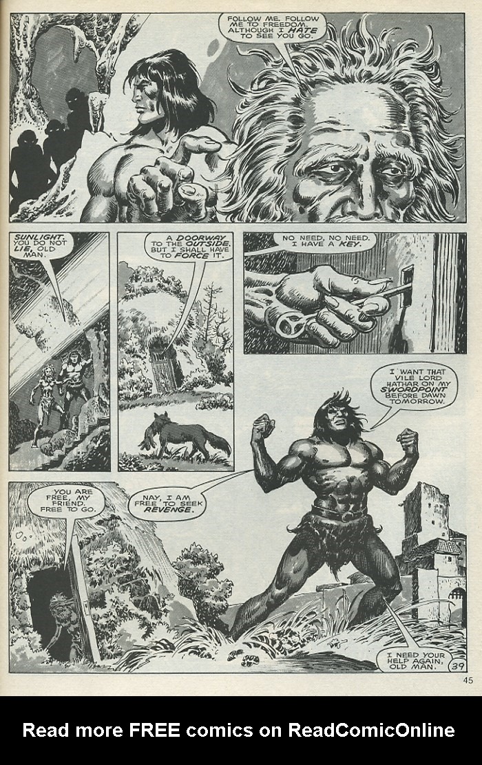 Read online The Savage Sword Of Conan comic -  Issue #134 - 45