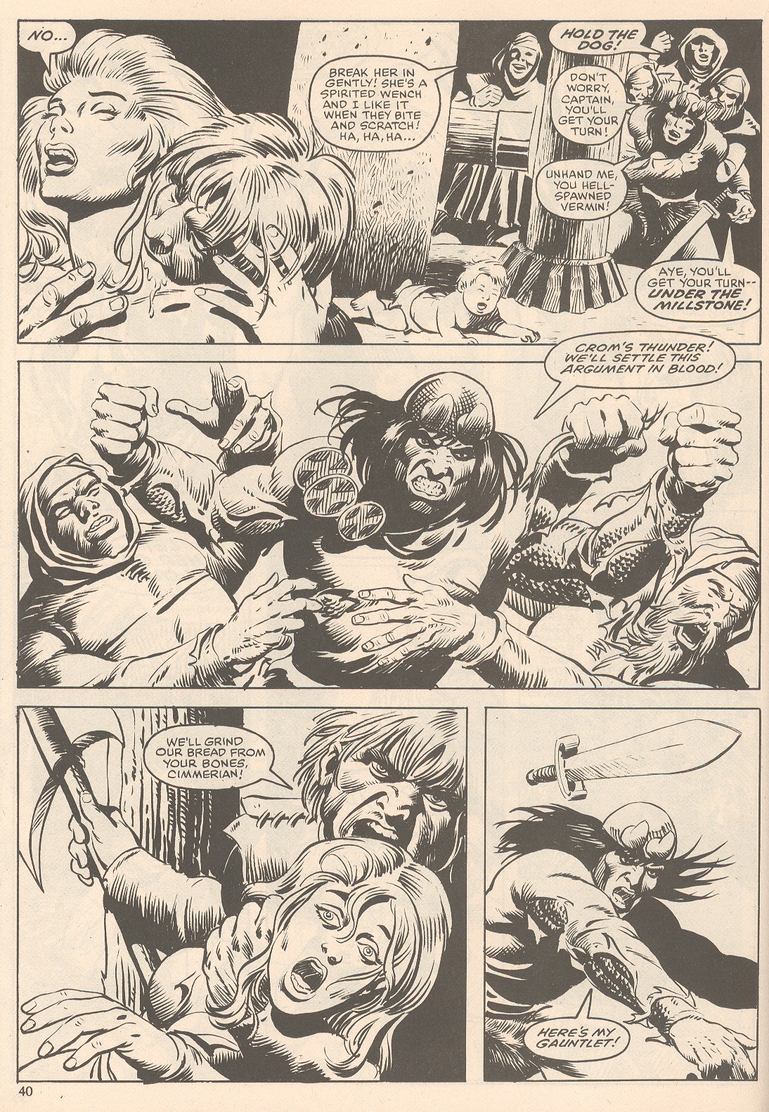 Read online The Savage Sword Of Conan comic -  Issue #105 - 40