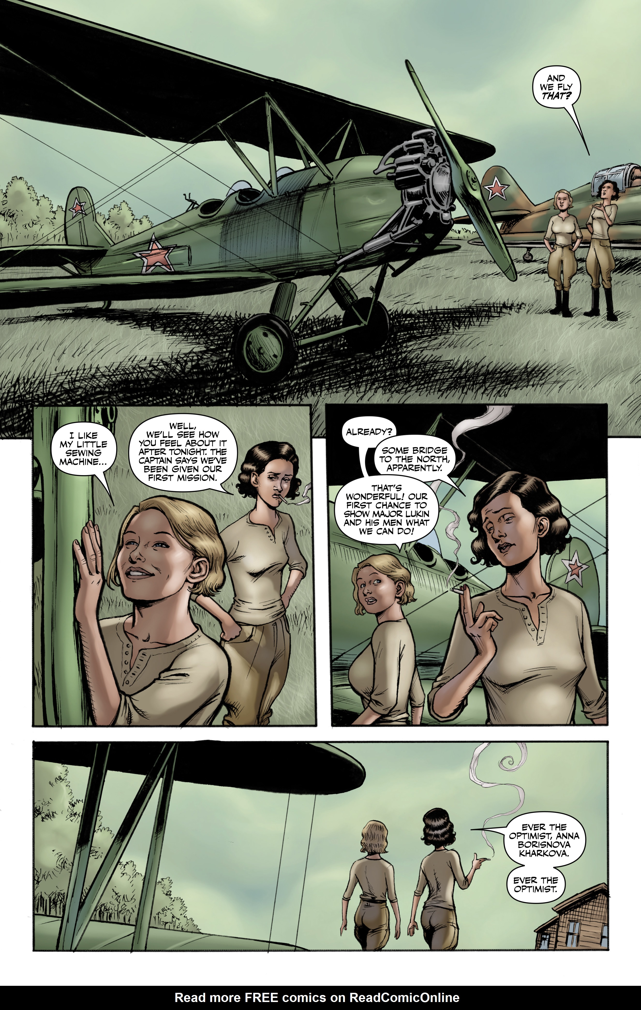 Read online Battlefields: The Night Witches comic -  Issue # TPB - 15