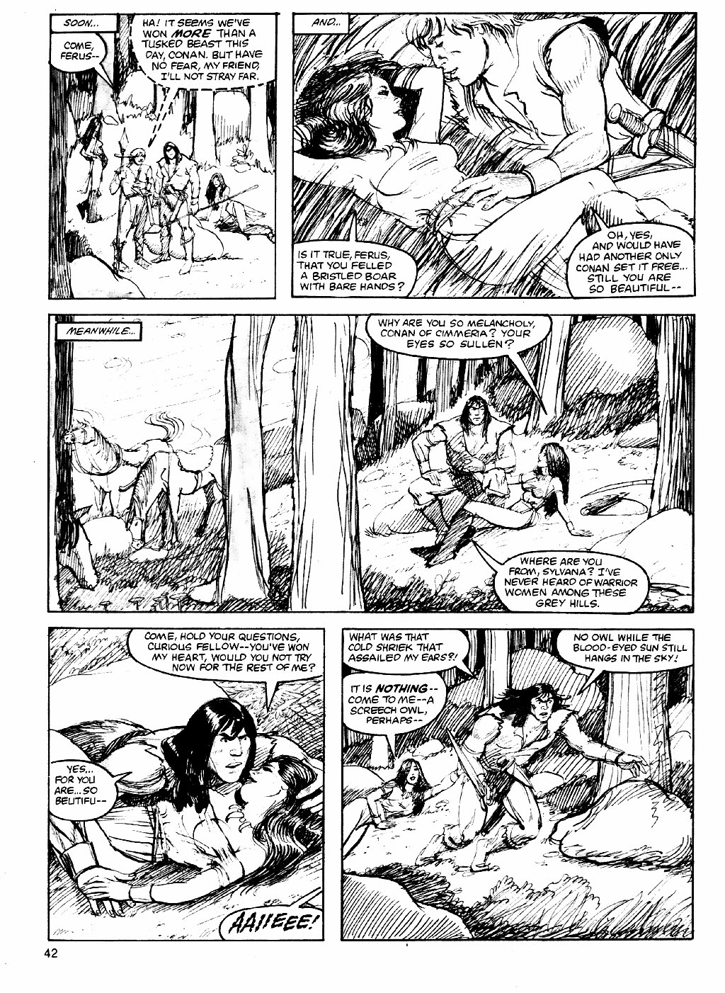 Read online The Savage Sword Of Conan comic -  Issue #83 - 41