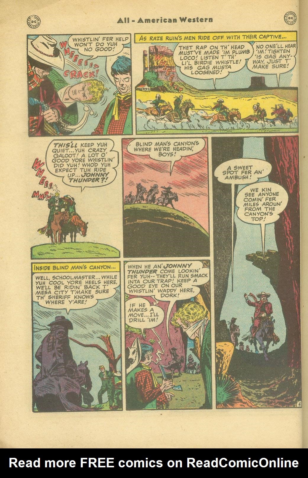 Read online All-American Western comic -  Issue #104 - 6