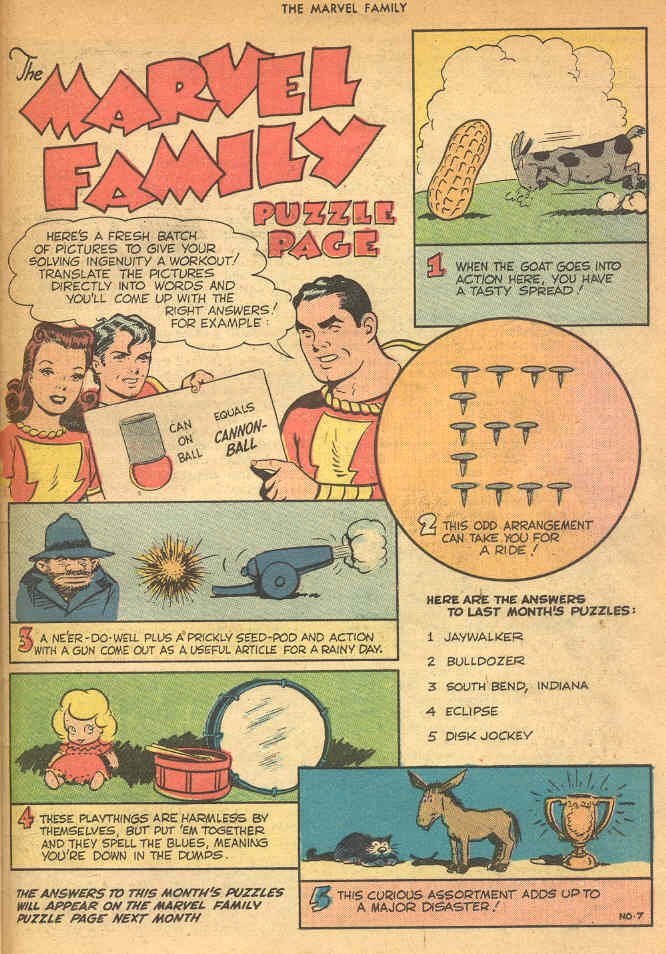 Read online The Marvel Family comic -  Issue #27 - 39