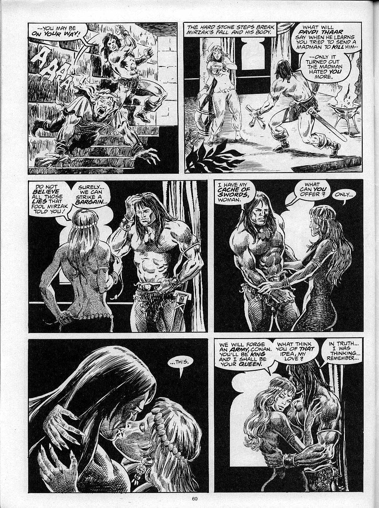 Read online The Savage Sword Of Conan comic -  Issue #204 - 62