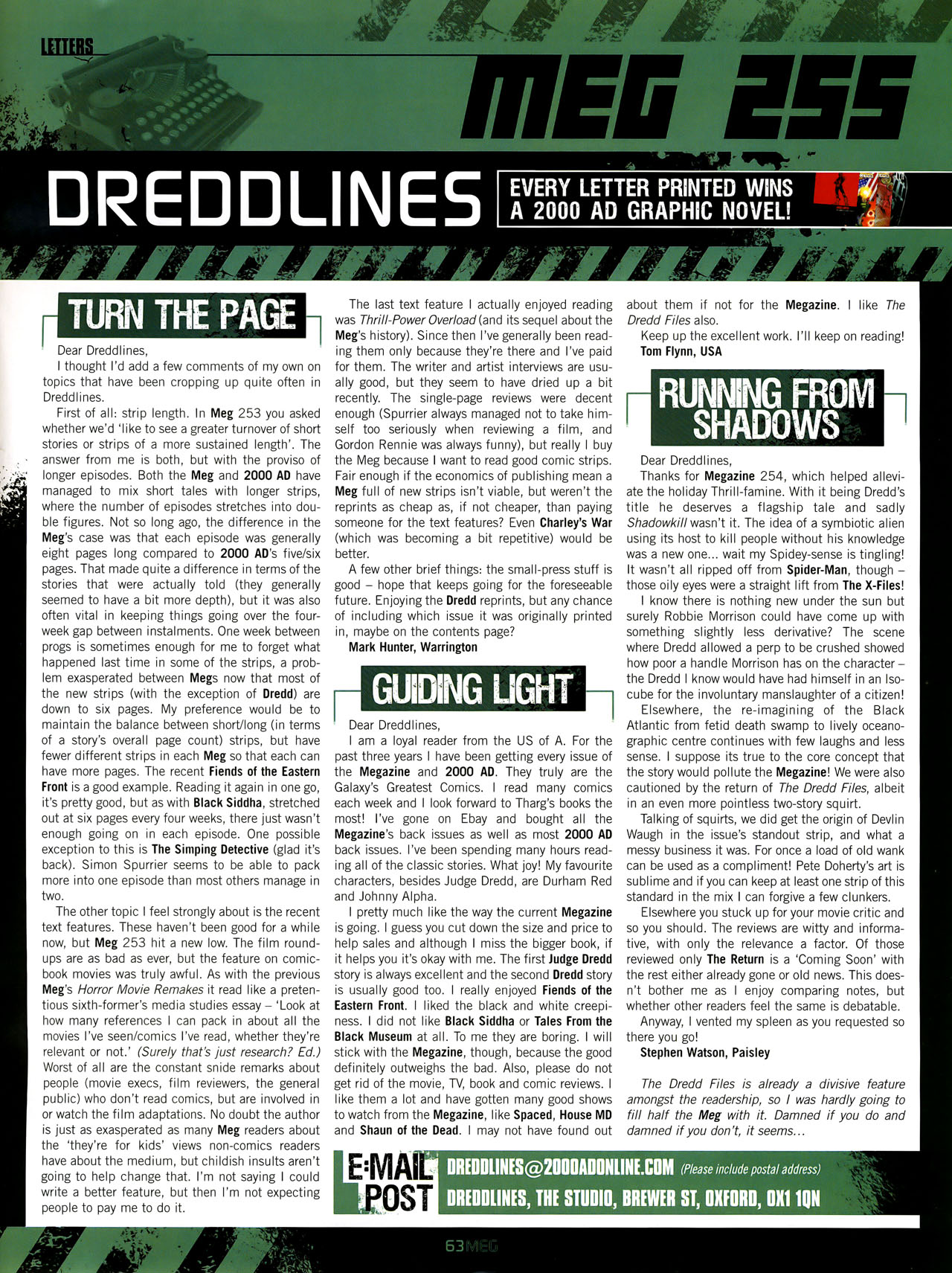 Read online Judge Dredd Megazine (Vol. 5) comic -  Issue #255 - 60