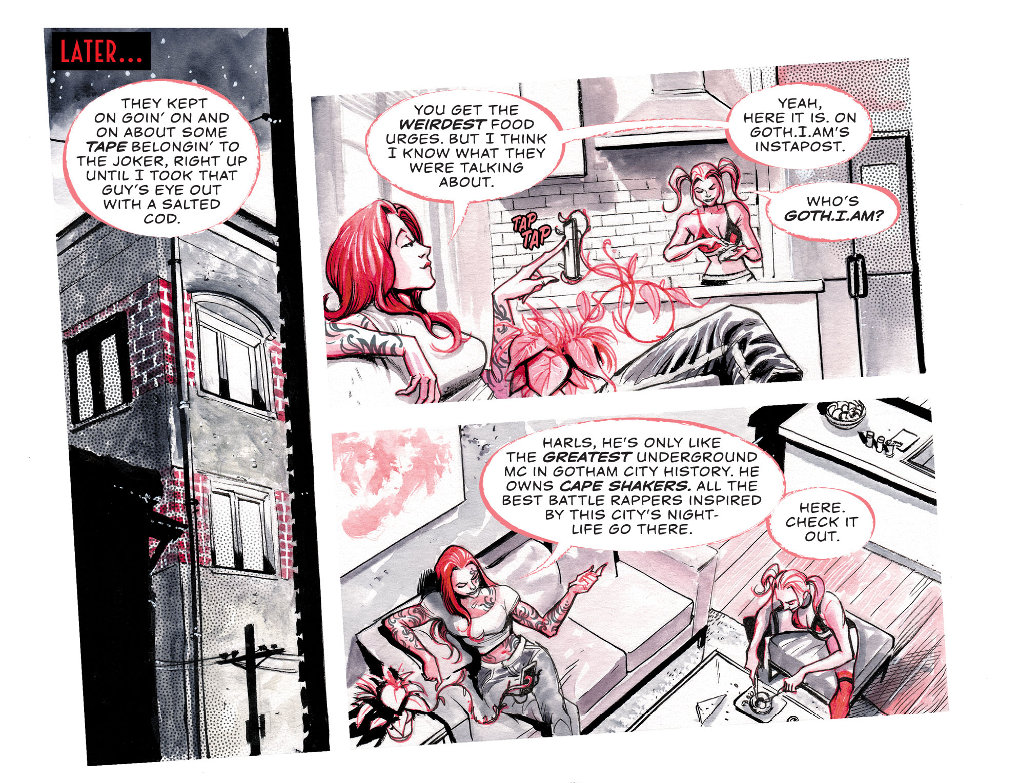 Read online Harley Quinn Black   White   Red comic -  Issue #4 - 6