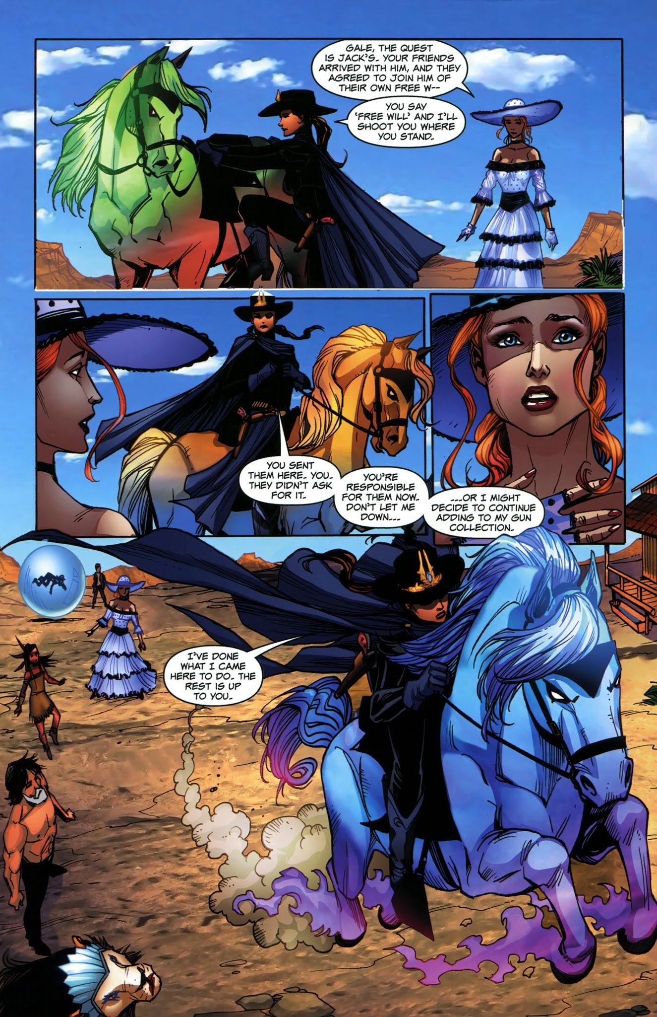 Read online Legend of Oz: The Wicked West comic -  Issue #16 - 9