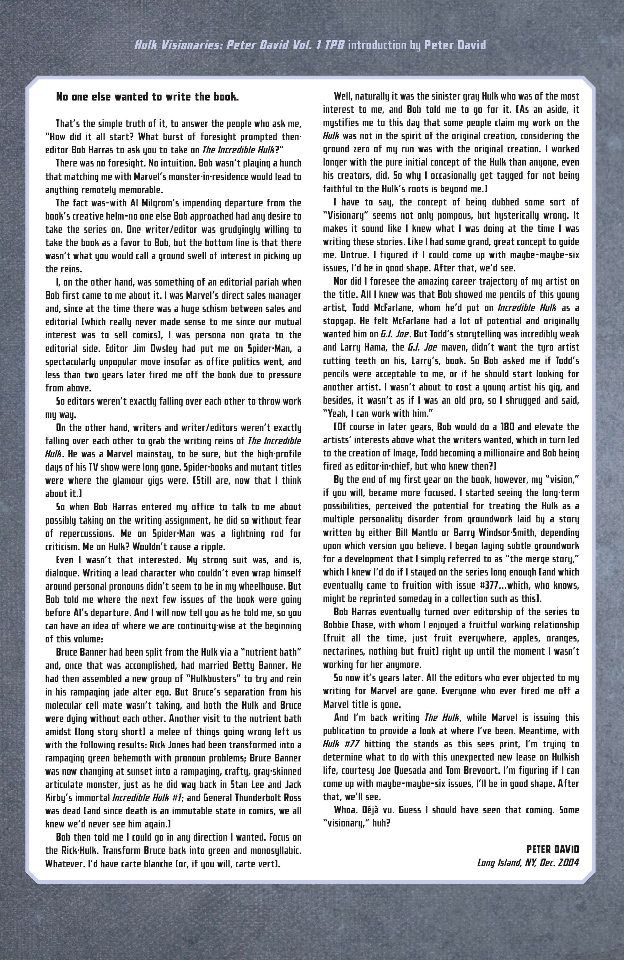 Read online Incredible Hulk By Peter David Omnibus comic -  Issue # TPB 1 (Part 10) - 94