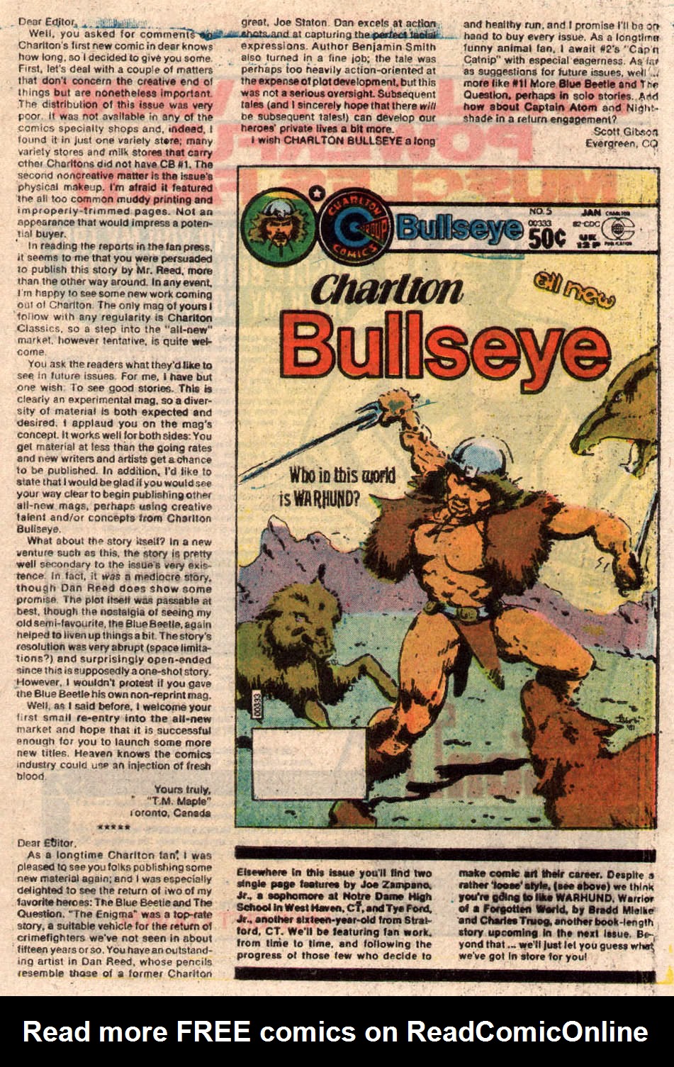 Read online Charlton Bullseye (1981) comic -  Issue #4 - 25