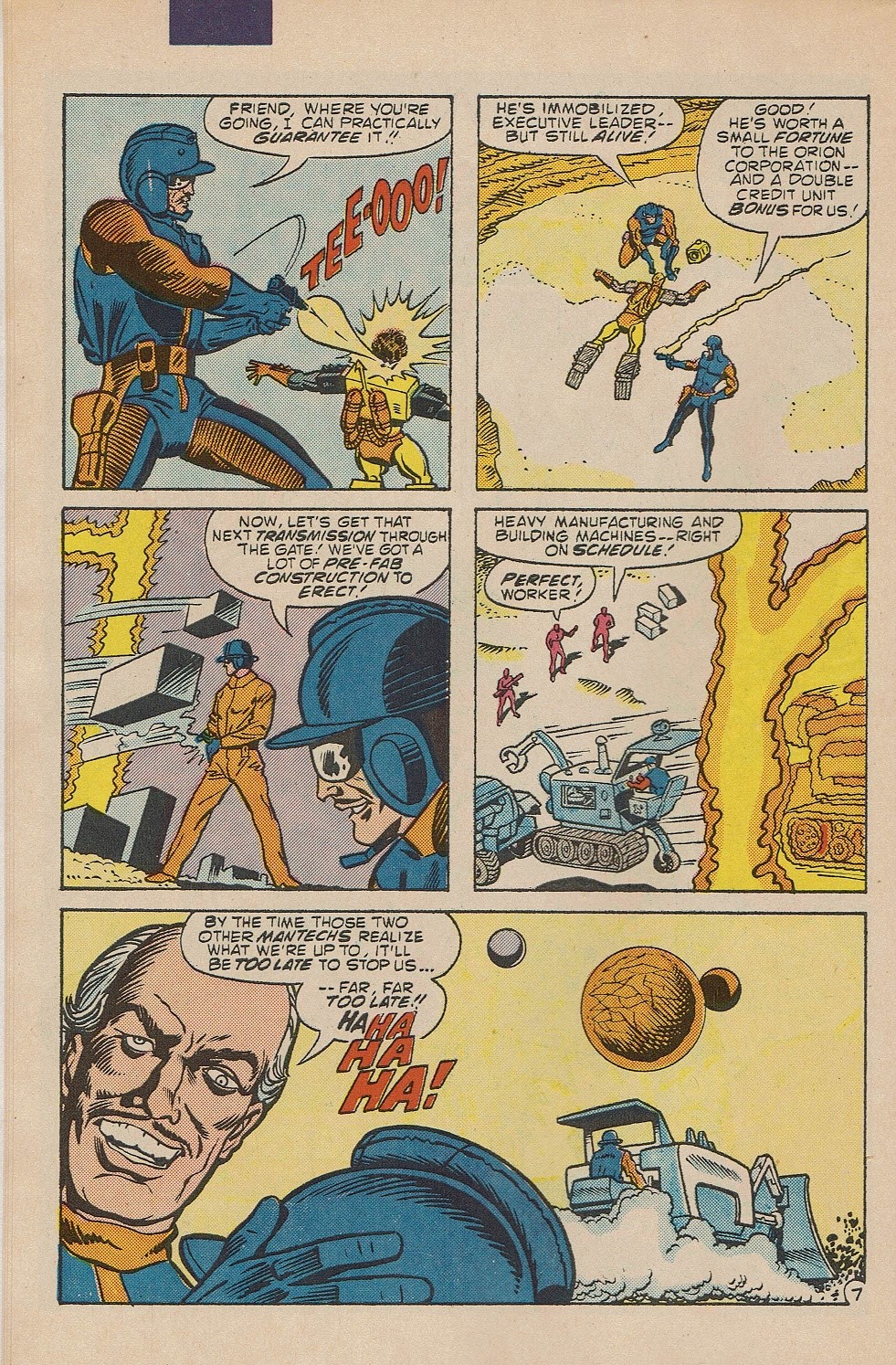 Read online ManTech Robot Warriors comic -  Issue #4 - 10