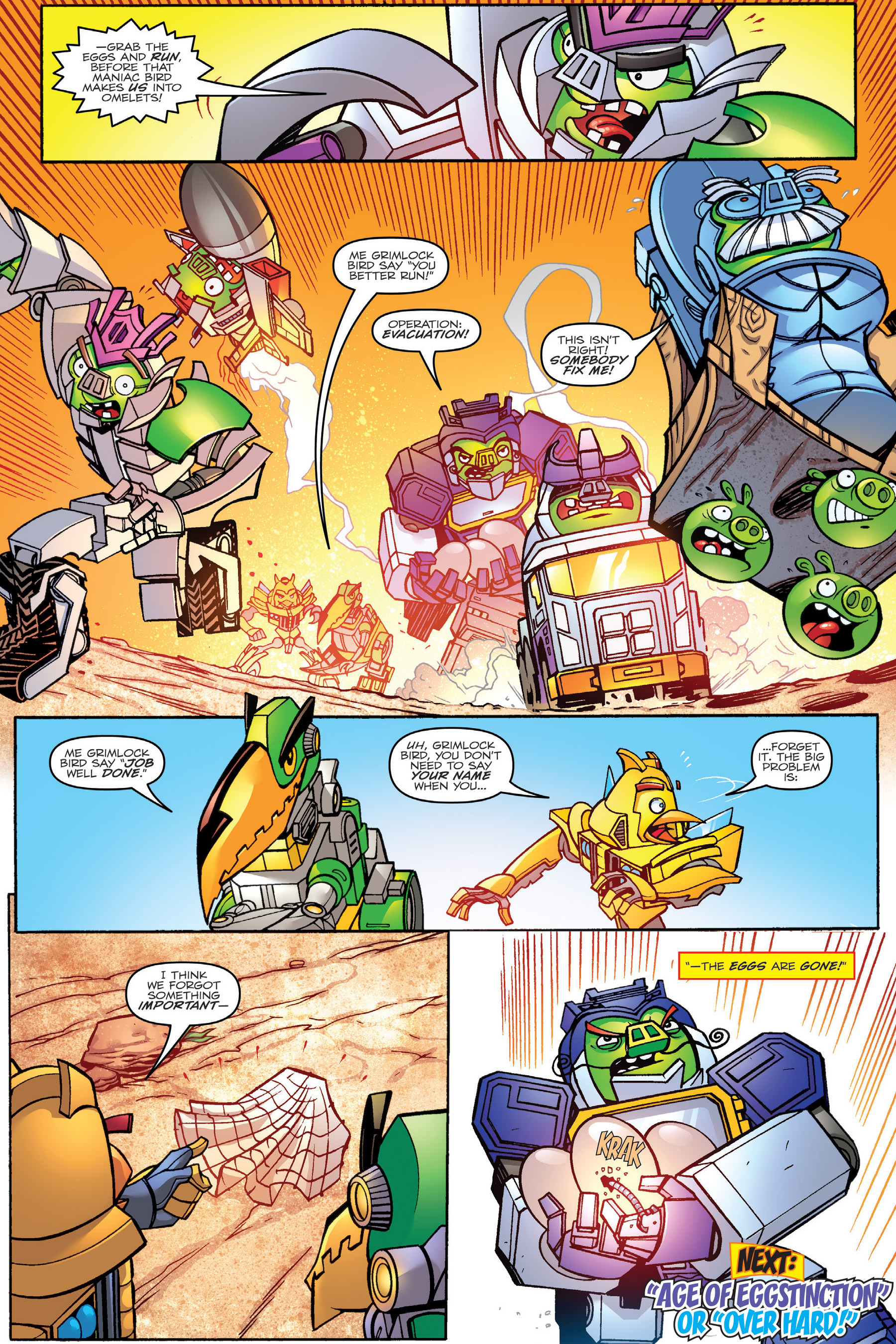 Read online Angry Birds Transformers: Age of Eggstinction comic -  Issue # Full - 25