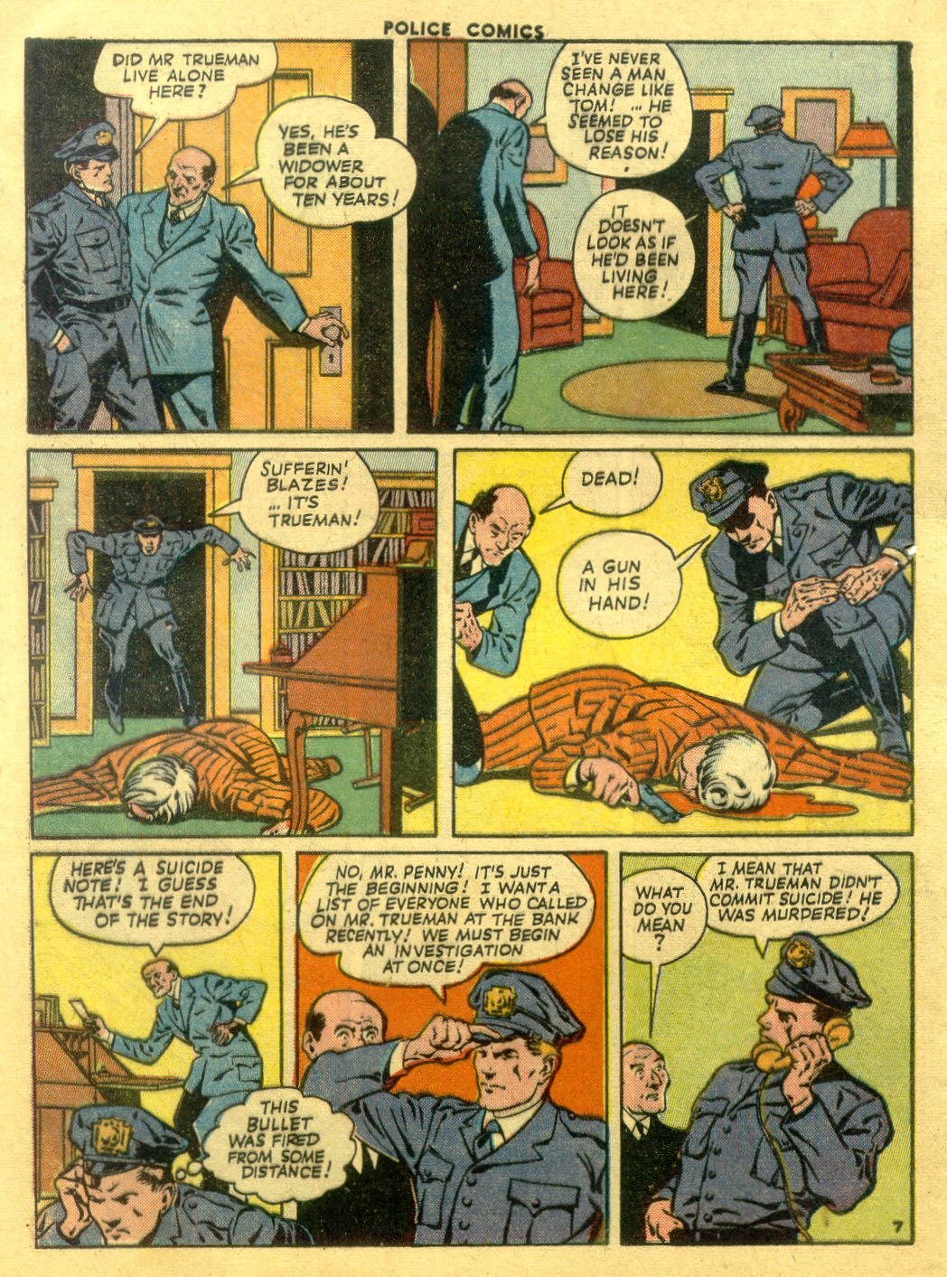 Read online Police Comics comic -  Issue #26 - 17