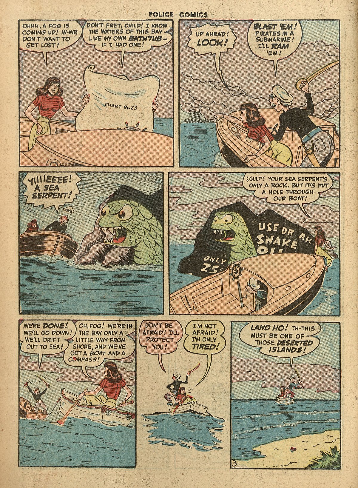 Read online Police Comics comic -  Issue #59 - 32