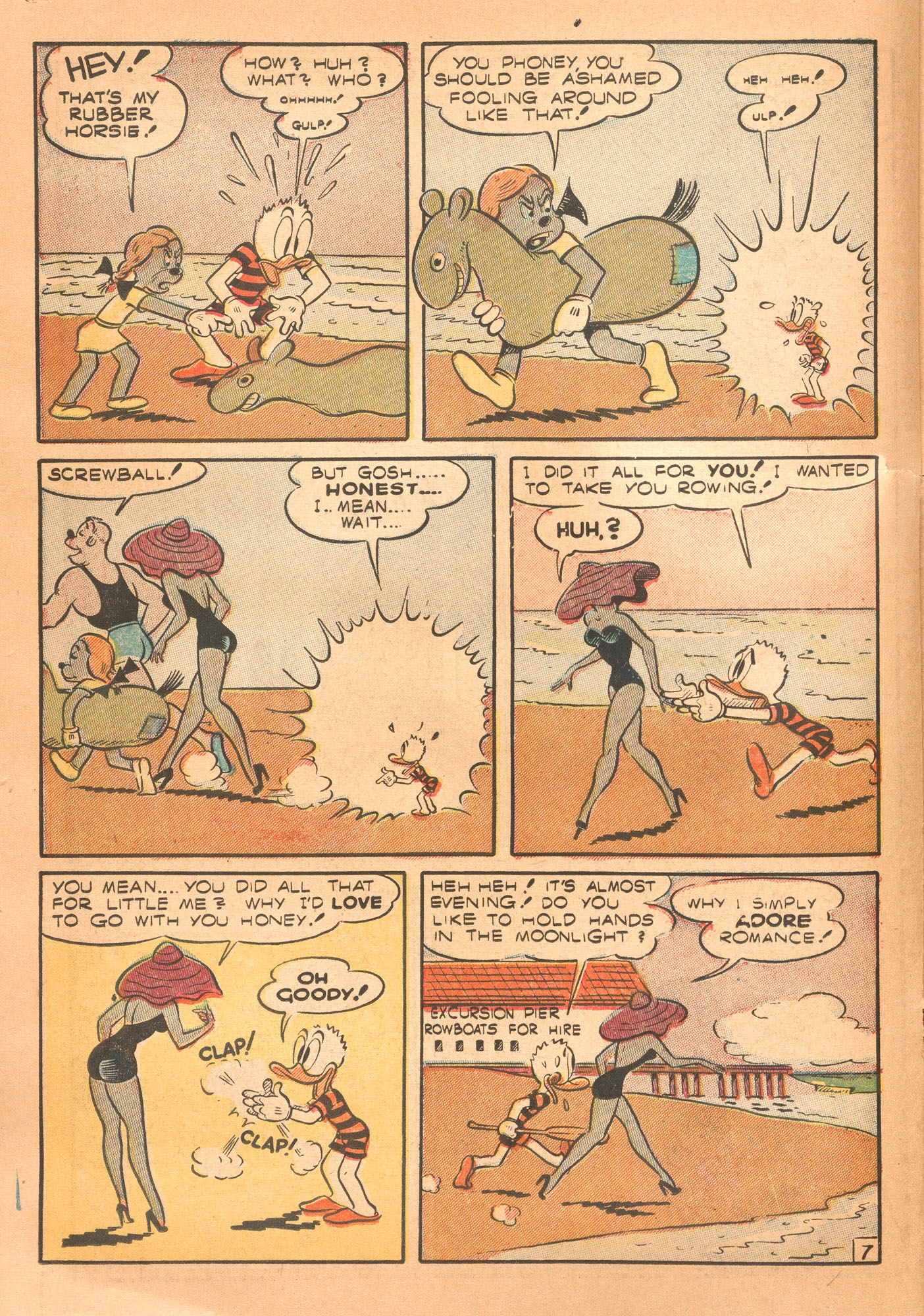 Read online Super Duck Comics comic -  Issue #23 - 36