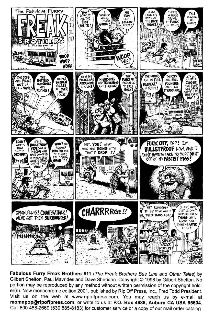 Read online The Fabulous Furry Freak Brothers comic -  Issue #11 - 2