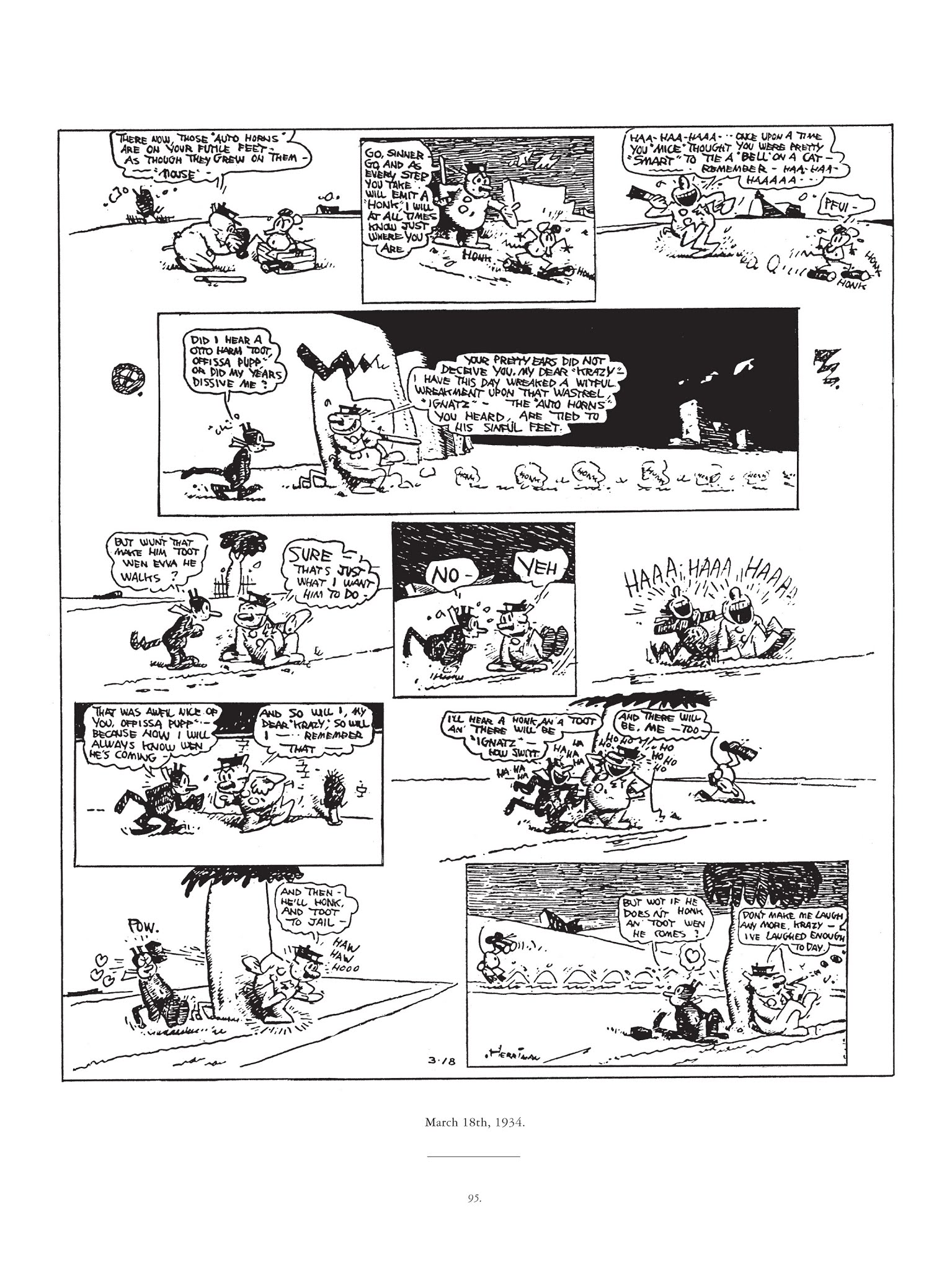 Read online Krazy & Ignatz comic -  Issue # TPB 8 - 94