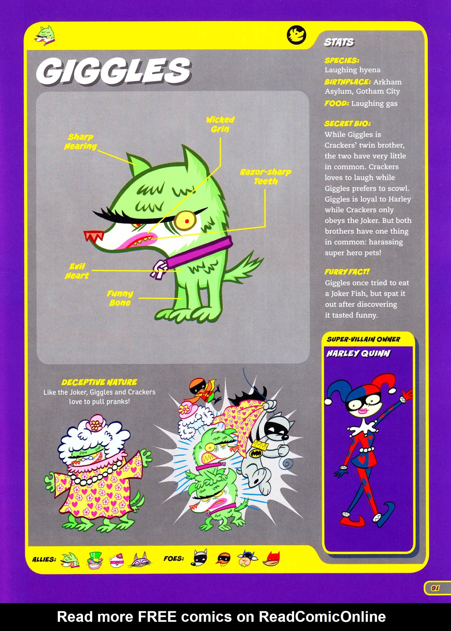 Read online DC Super-Pets Character Encyclopedia comic -  Issue # TPB - 93