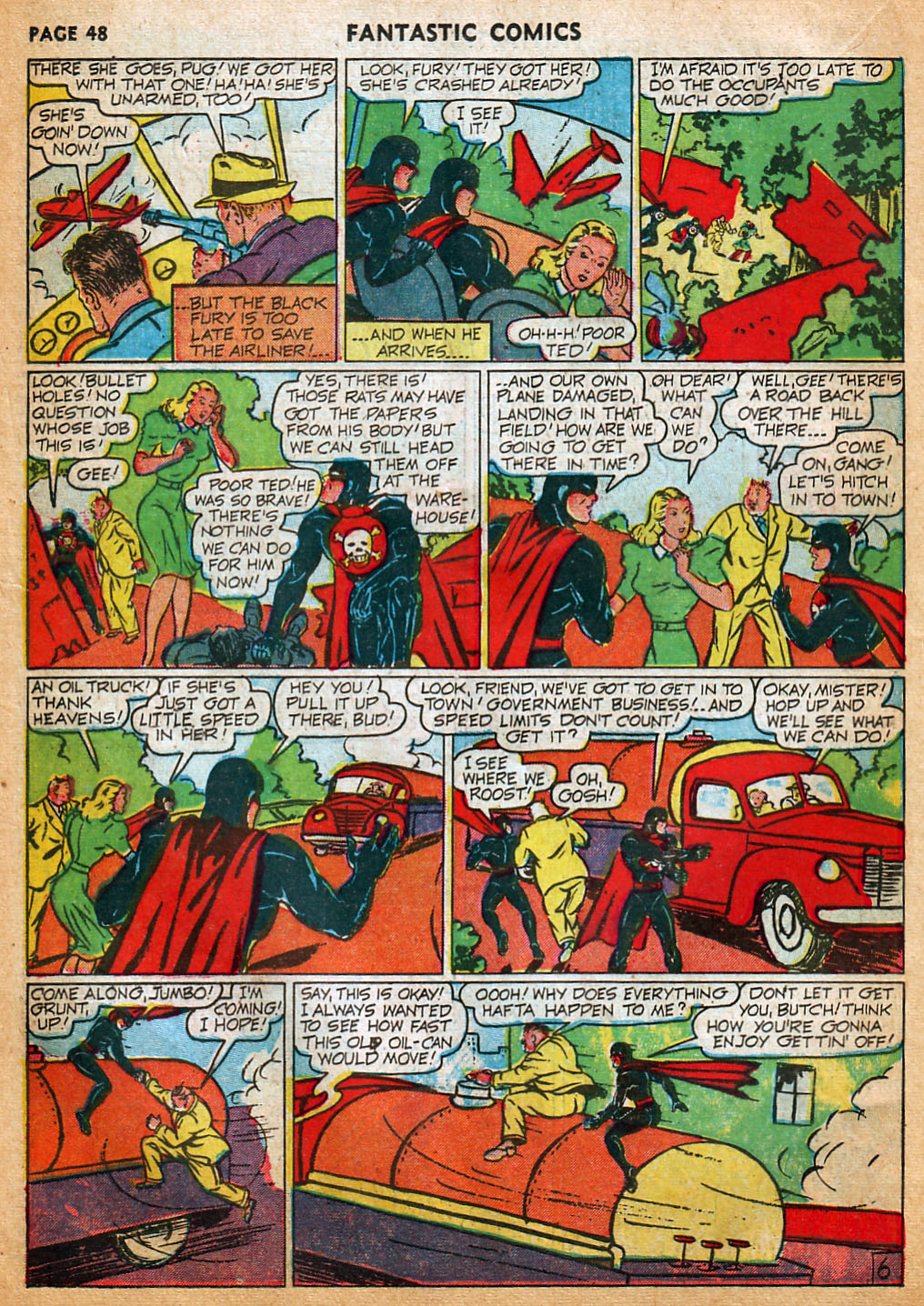 Read online Fantastic Comics comic -  Issue #22 - 49