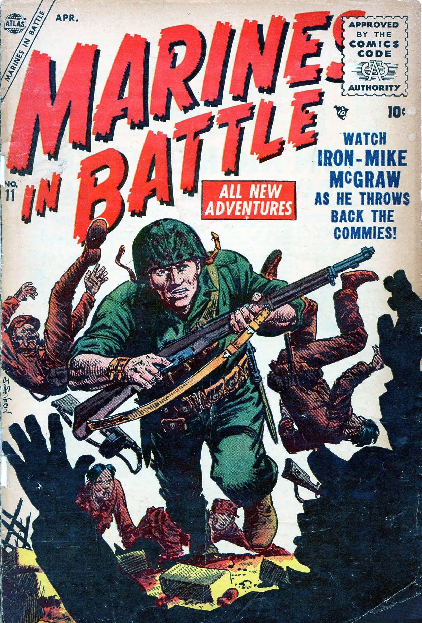 Read online Marines in Battle comic -  Issue #11 - 1